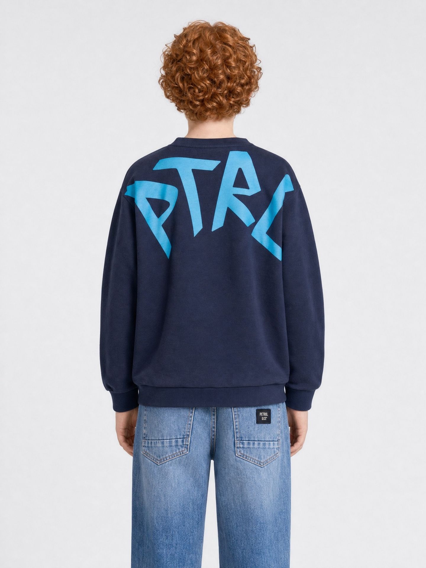 Petrol Industries Boys Sweater Round Neck Print 5092 royal navy 2900169007071