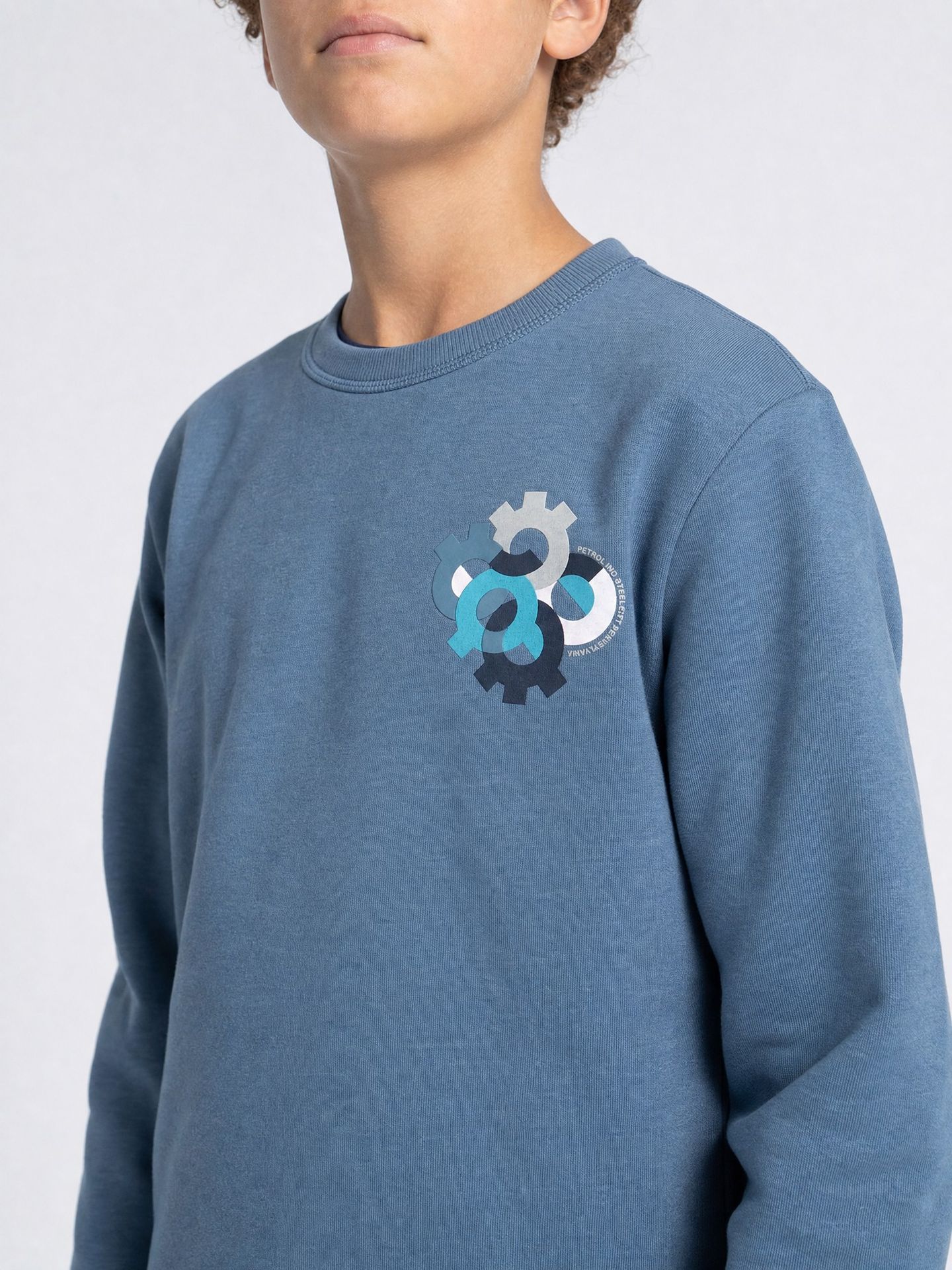 Petrol Industries Boys Sweater Round Neck 5202 Storm Blue 2900169010019