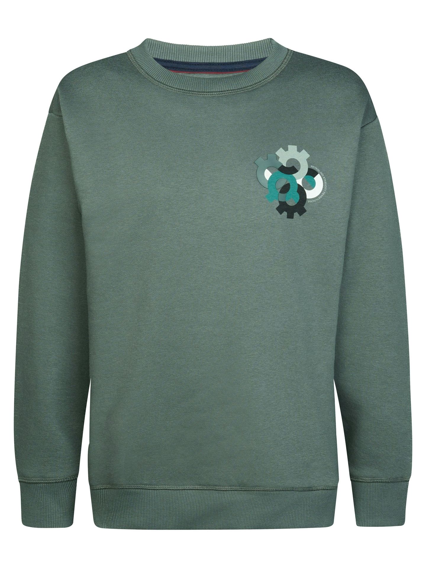 Petrol Industries Boys Sweater Round Neck 6185 Steel Green 00119724-EKA26002700000192
