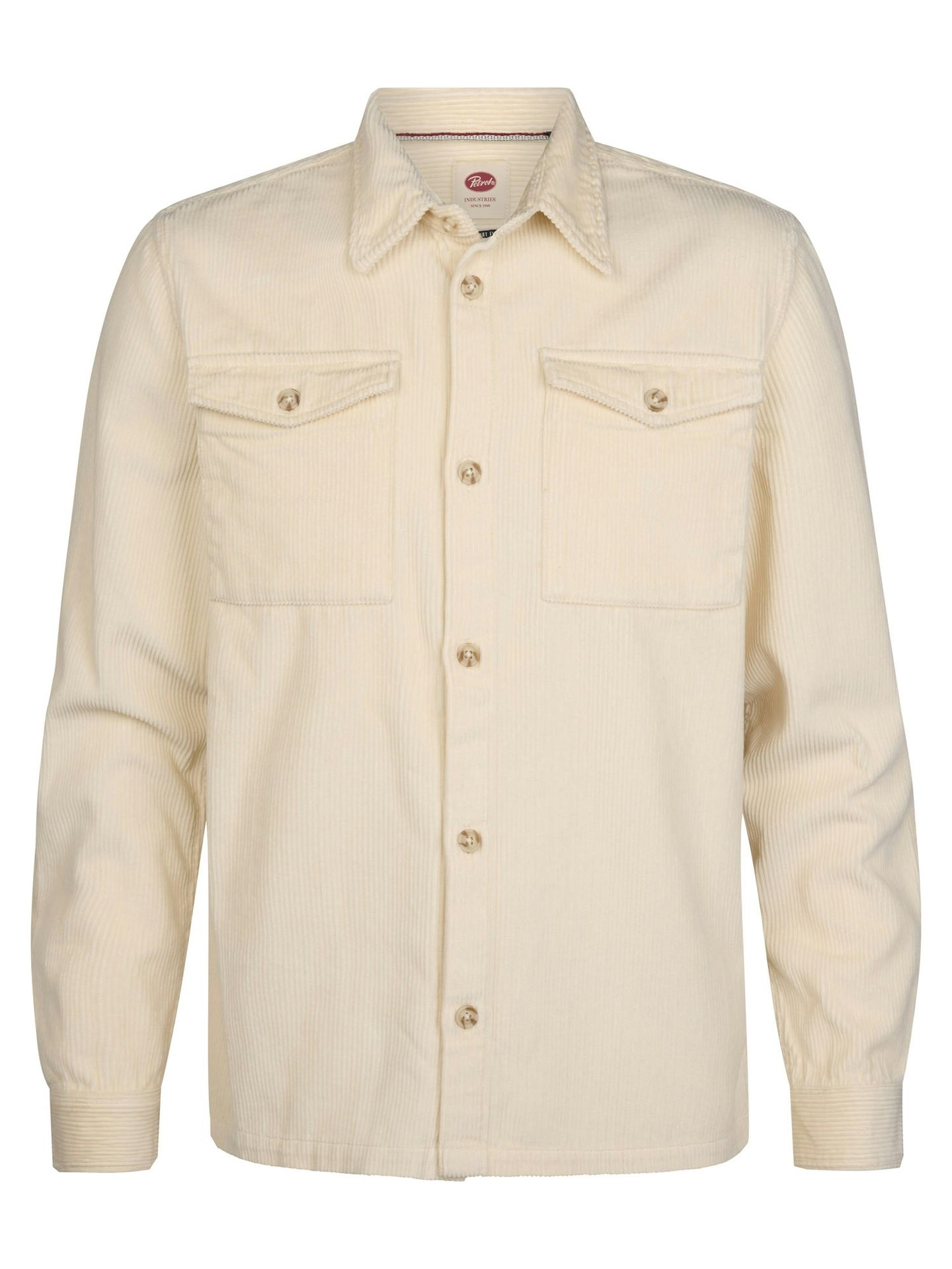Petrol Industries Men Shirt Long Sleeve Uni 0007 Antique White 00119731-EKA26002700000197