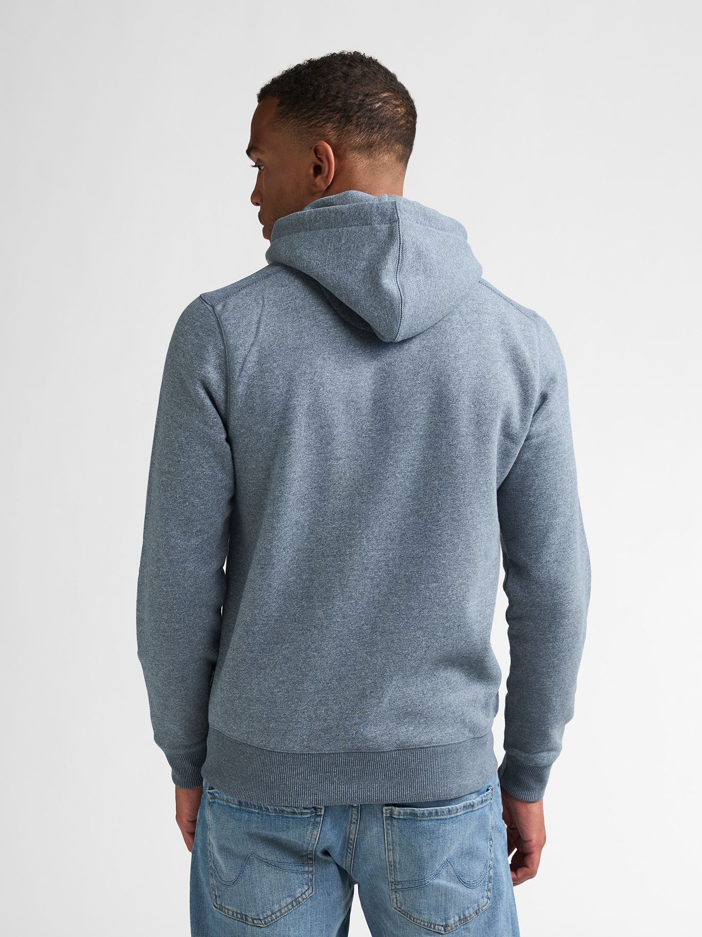 Petrol Industries Men Sweater Hooded Zip 5202 Storm Blue 2900169023088