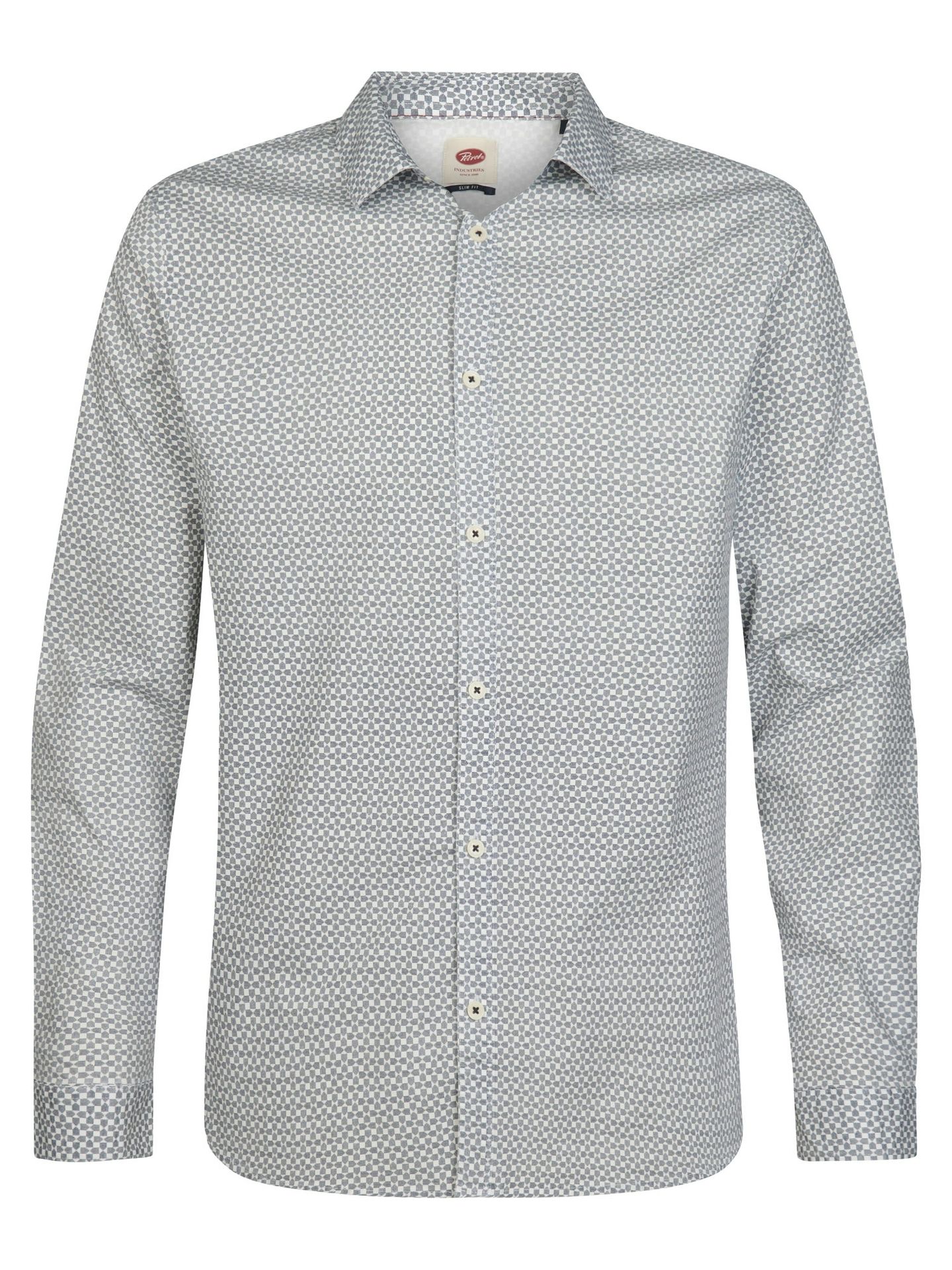 Petrol Industries Men Shirt Long Sleeve AOP 0006 chalk white 00119734-EKA26002700000160