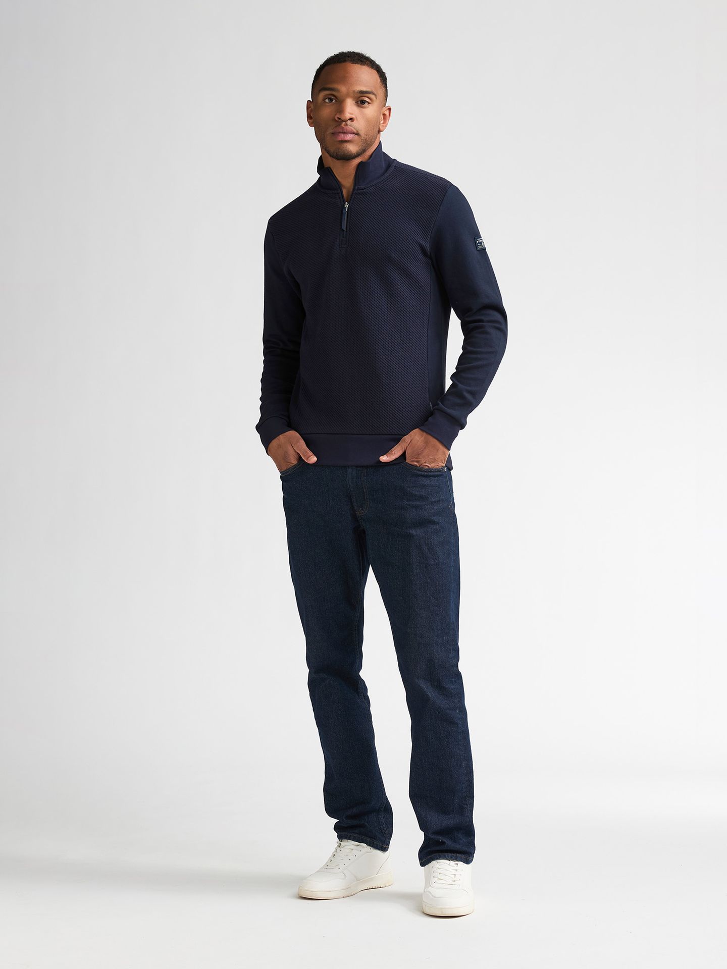 Petrol Industries Men Sweater Collar Zip 5092 royal navy 2900169029042