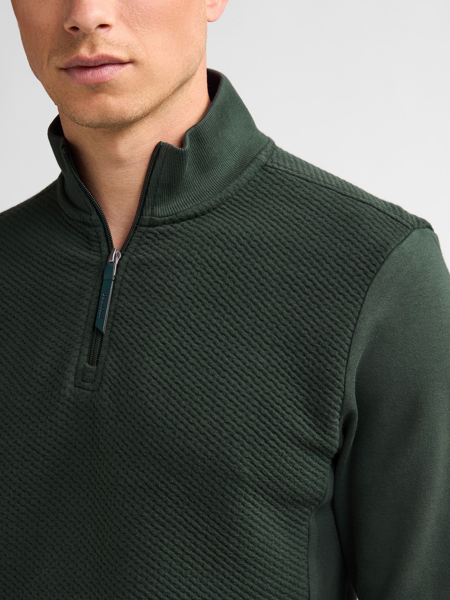 Petrol Industries Men Sweater Collar Zip 6184 Deep Green 2900169030086