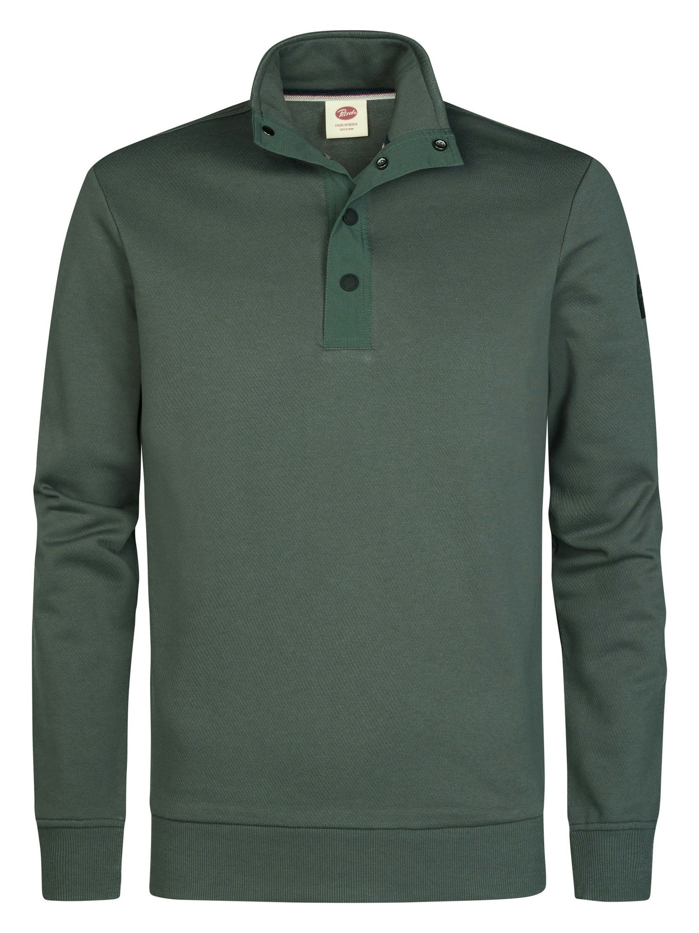 Petrol Industries Men Sweater Collar 6185 Steel Green 00119738-EKA26002700000192