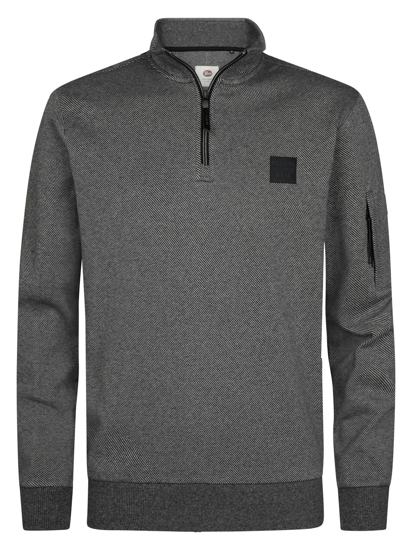 Petrol Industries Men Sweater Collar Zip 9111 deep black 00119739-EKA26002700000166