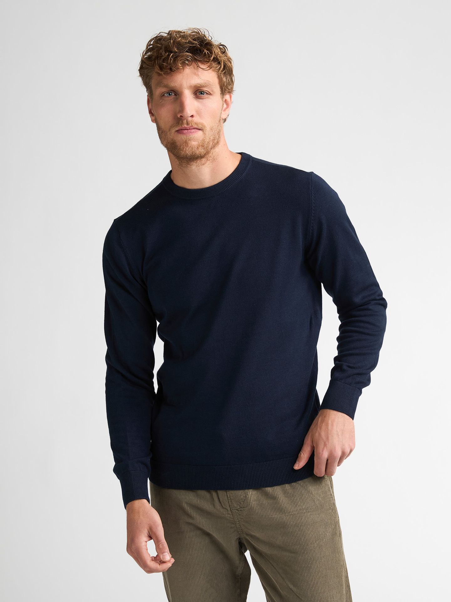 Petrol Industries Men Knitwear Round Neck Basic 5178 navy blue 00119740-EKA26002700000114