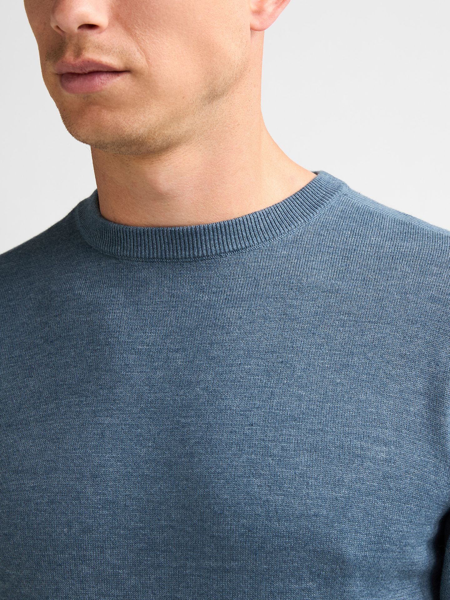 Petrol Industries Men Knitwear Round Neck Basic 5202 Storm Blue 2900169039089