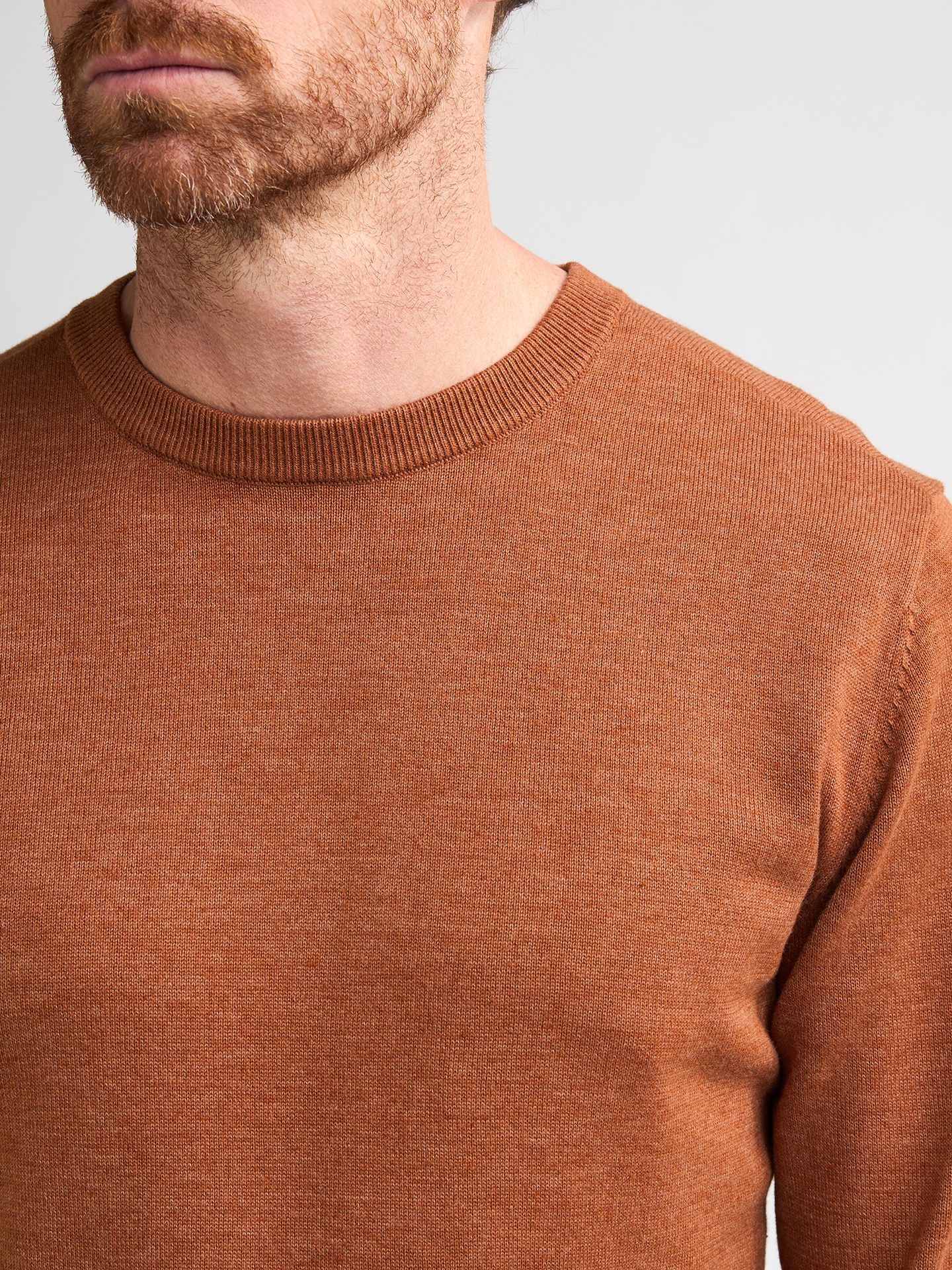 Petrol Industries Men Knitwear Round Neck Basic 2127 Copper Orange 2900169037061
