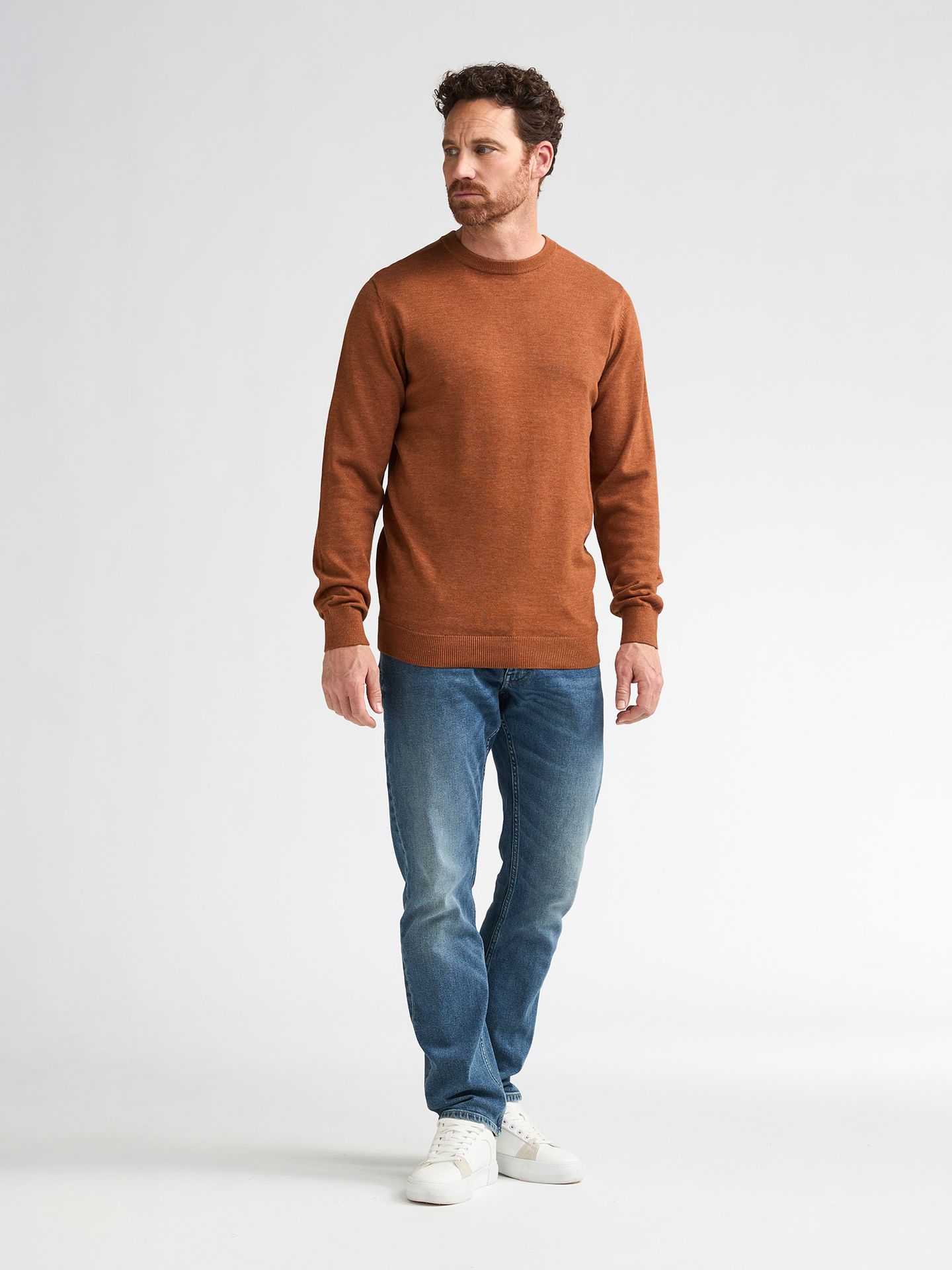 Petrol Industries Men Knitwear Round Neck Basic 2127 Copper Orange 2900169037061
