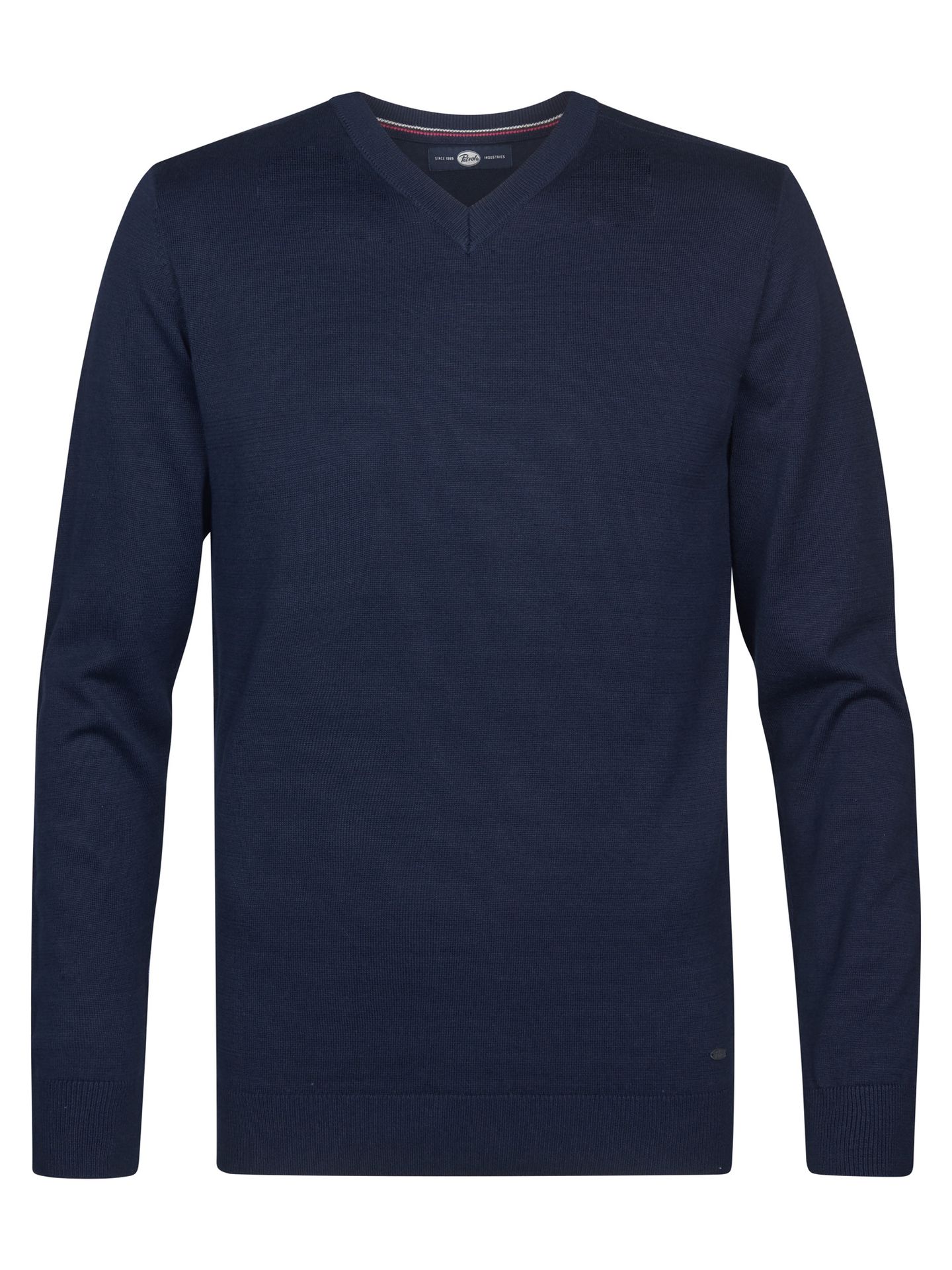 Petrol Industries Men Knitwear V-Neck Basic 5178 navy blue 00119741-EKA26002700000114