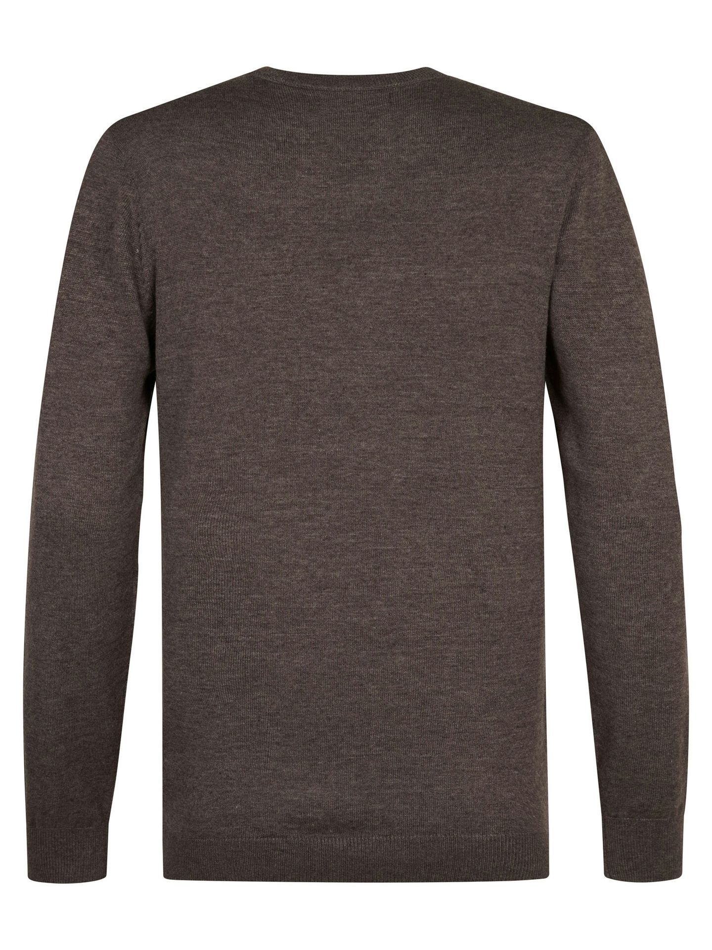 Petrol Industries Men Knitwear V-Neck Basic 7156 Cedar Brown 2900169044083