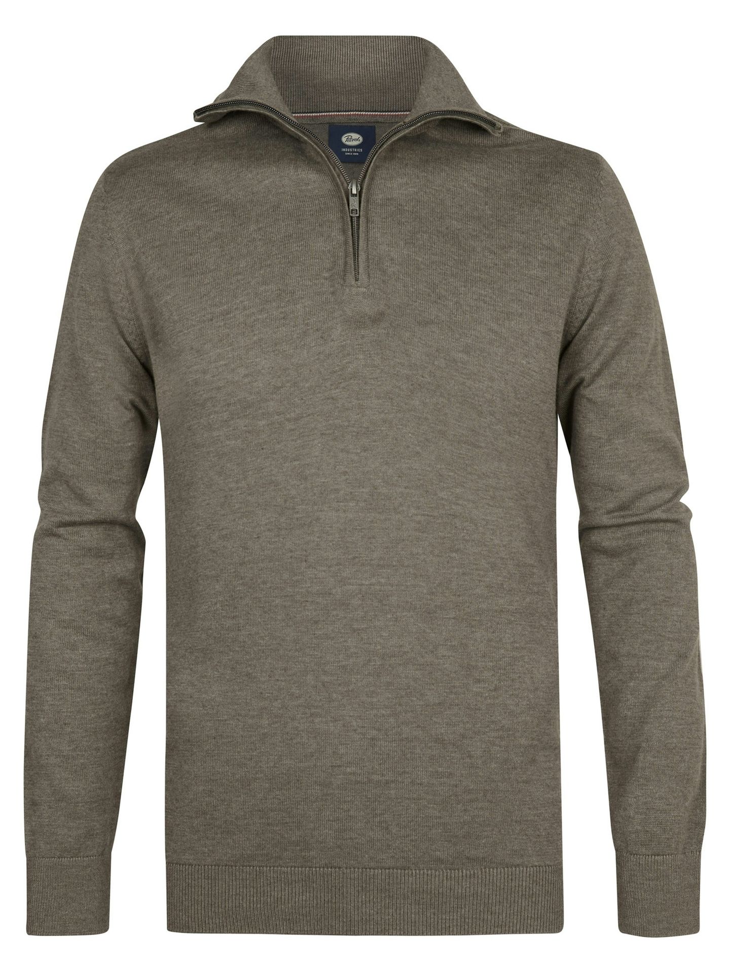 Petrol Industries Men Knitwear Collar 6174 mossy stone 00119742-EKA26002700000165
