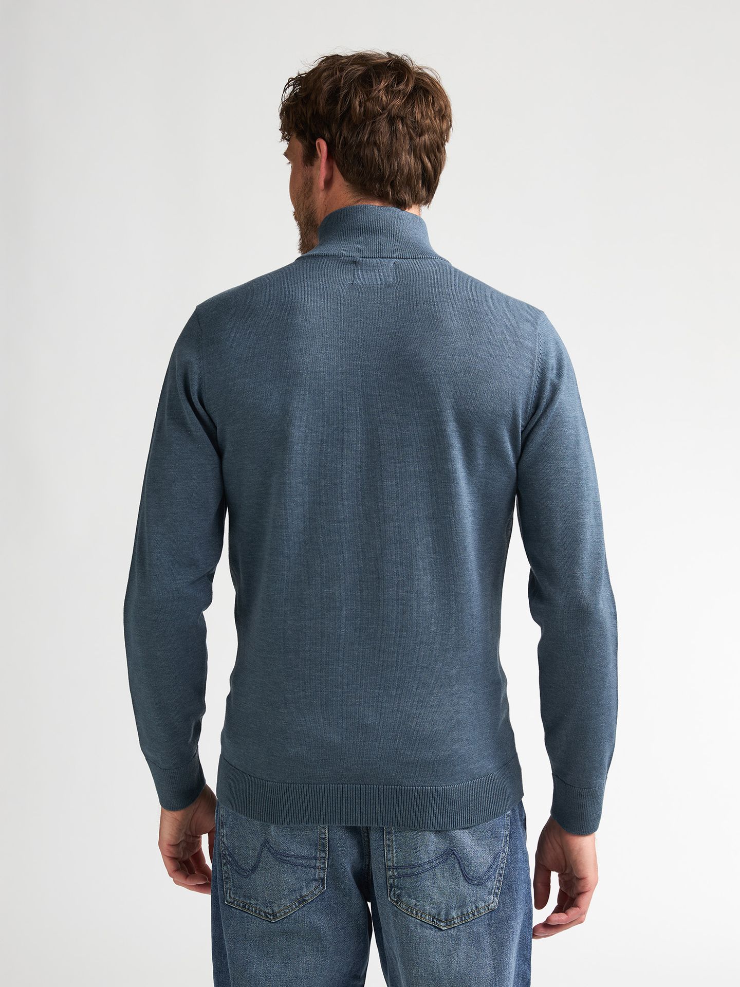 Petrol Industries Men Knitwear Collar 5202 Storm Blue 2900169047046