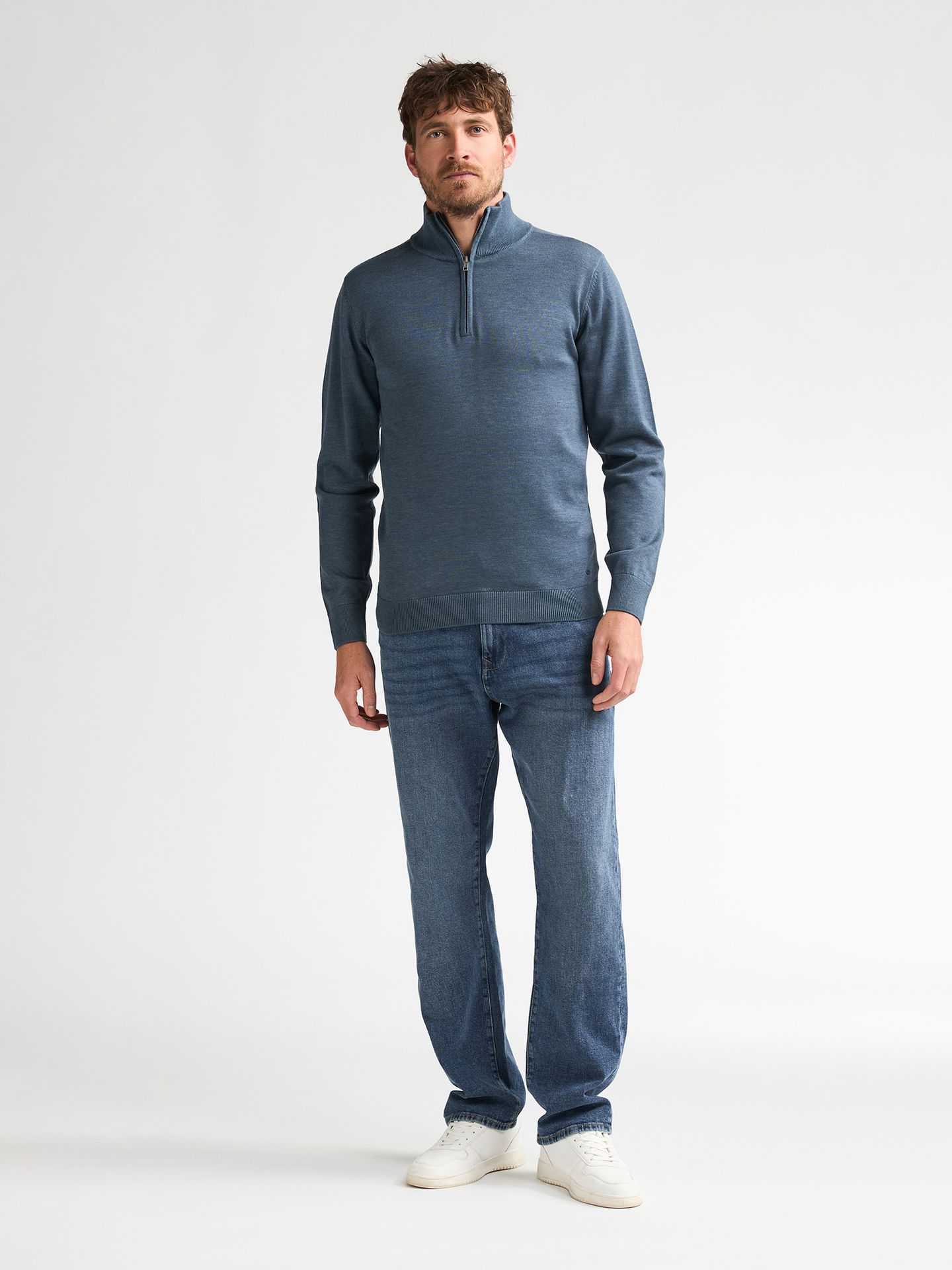 Petrol Industries Men Knitwear Collar 5202 Storm Blue 2900169047046