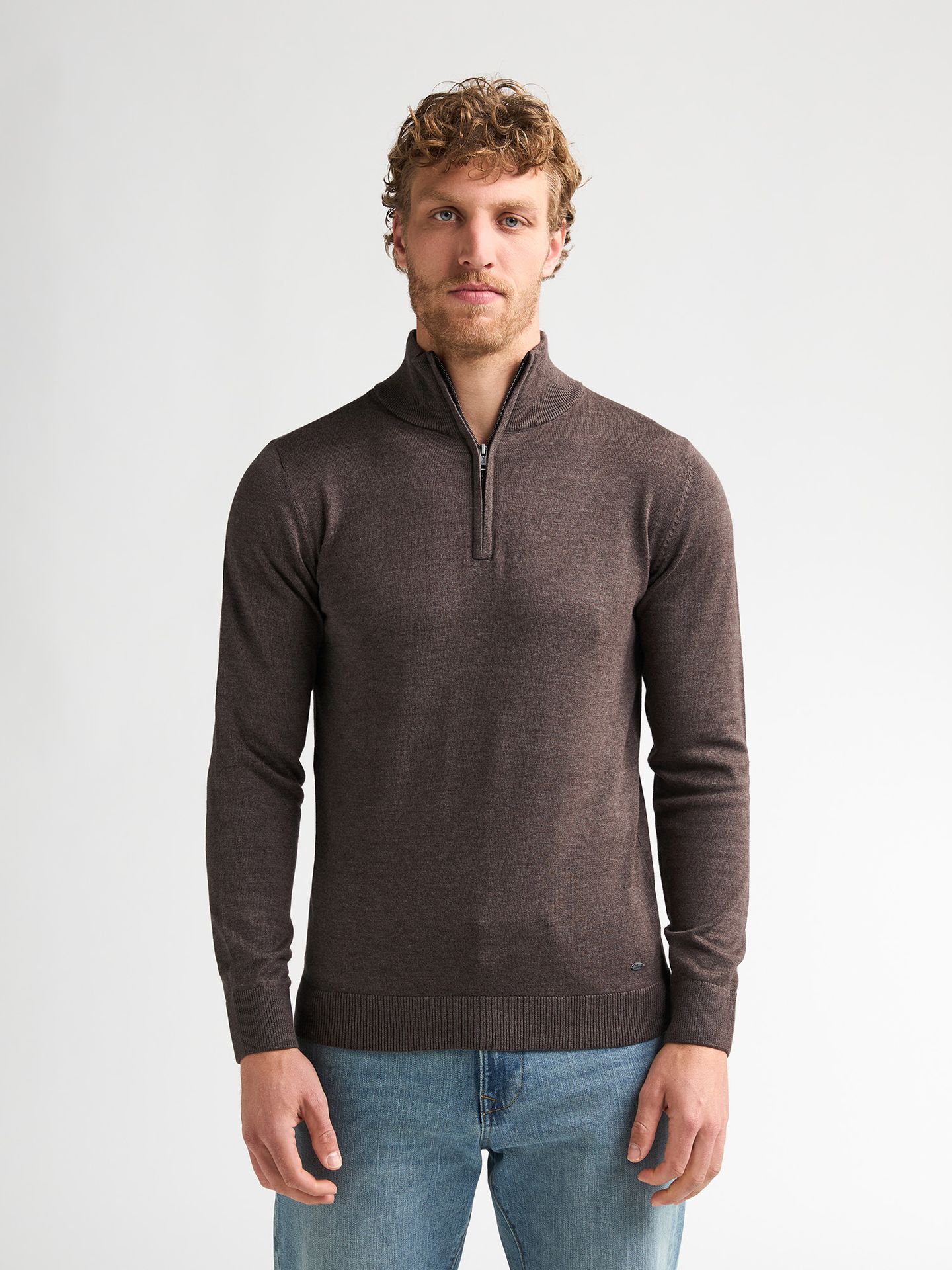 Petrol Industries Men Knitwear Collar 7156 Cedar Brown 2900169049064