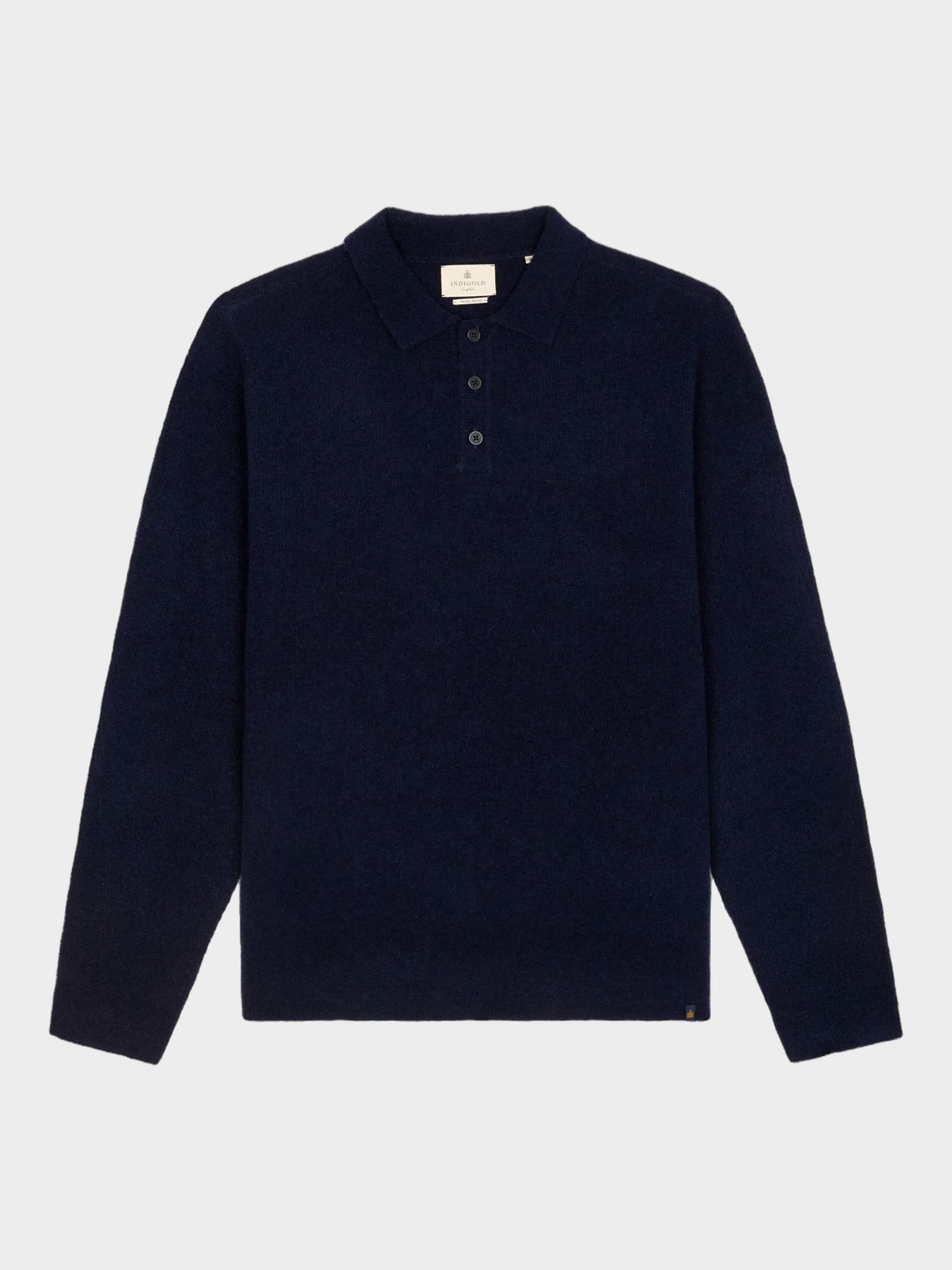 Indigold Men Knitwear Polo 5211 Indigold Navy 2900169057076