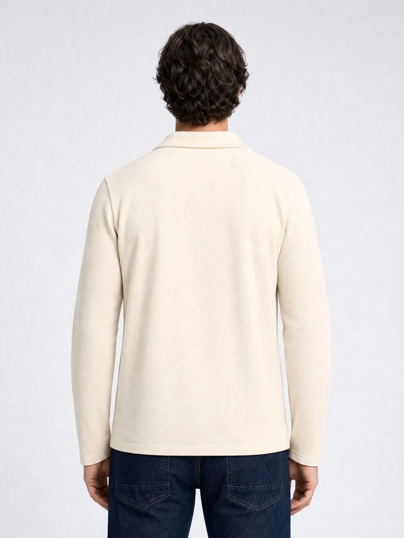 Indigold Men Sweater Collar 7161 Light sand 2900169059063
