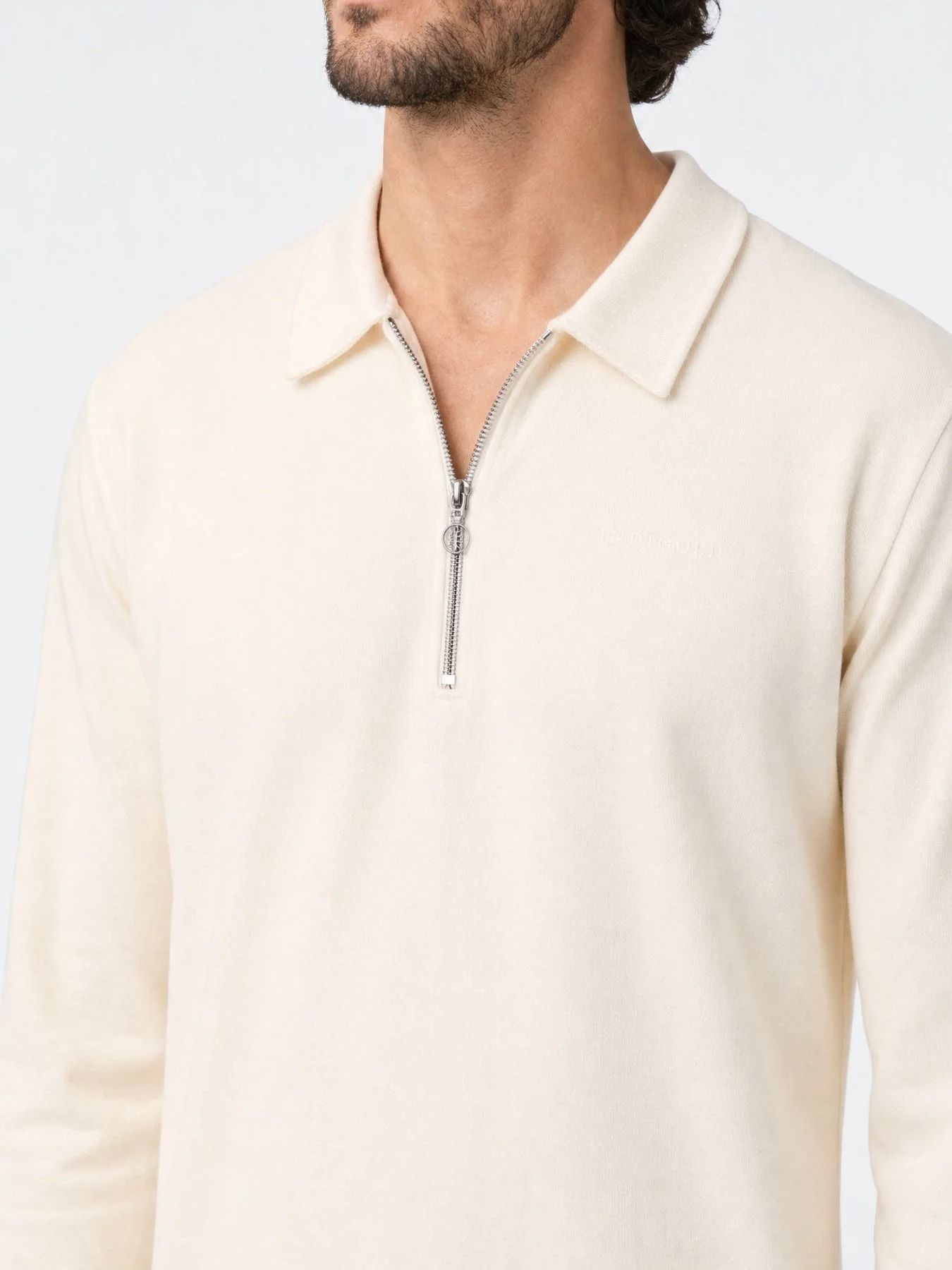 Indigold Men Sweater Collar 7161 Light sand 2900169059063