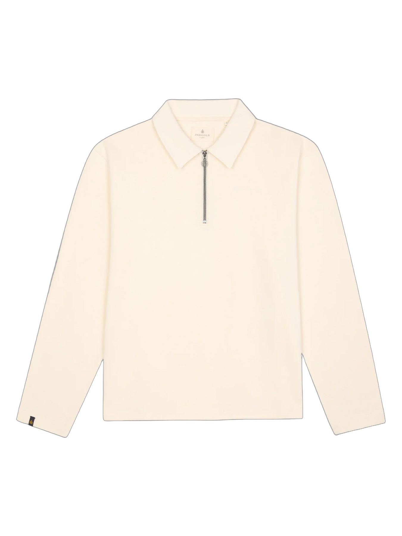 Indigold Men Sweater Collar 7161 Light sand 2900169059063