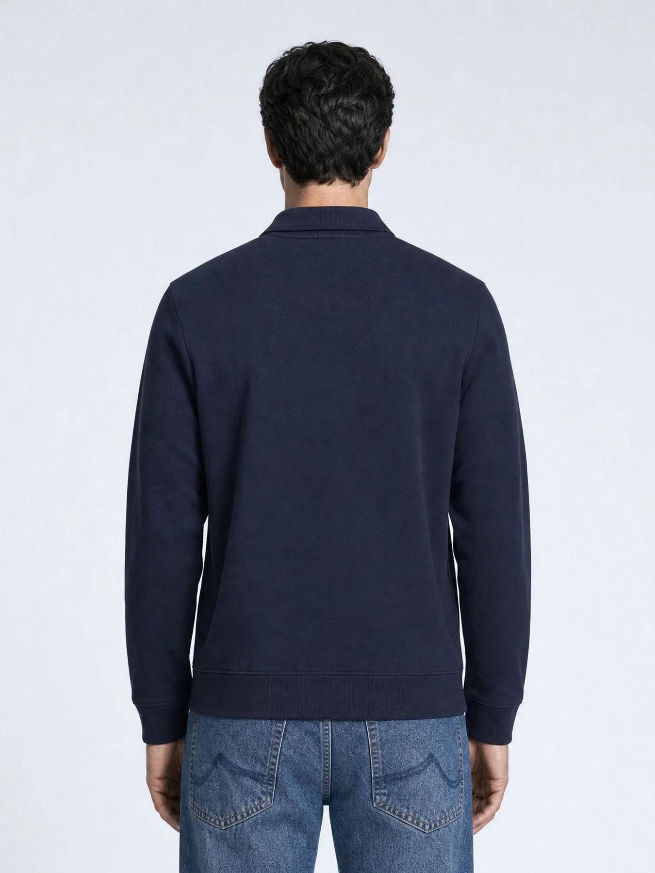 Indigold Men Sweater Collar 5211 Indigold Navy 2900169061080