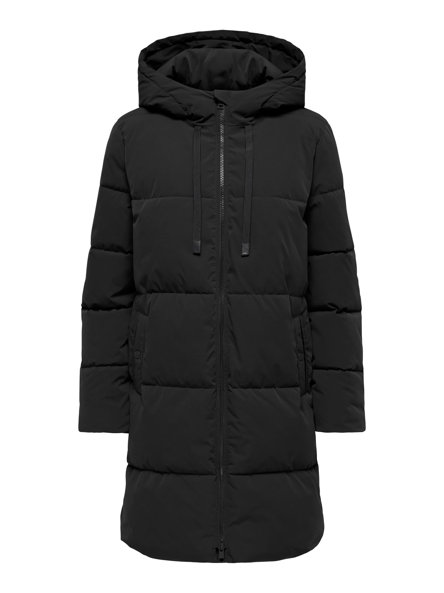 JDY JDYBLAIR LONG HOOD PUFFER OTW SIJ N Black/LEO AOP 2900169068010