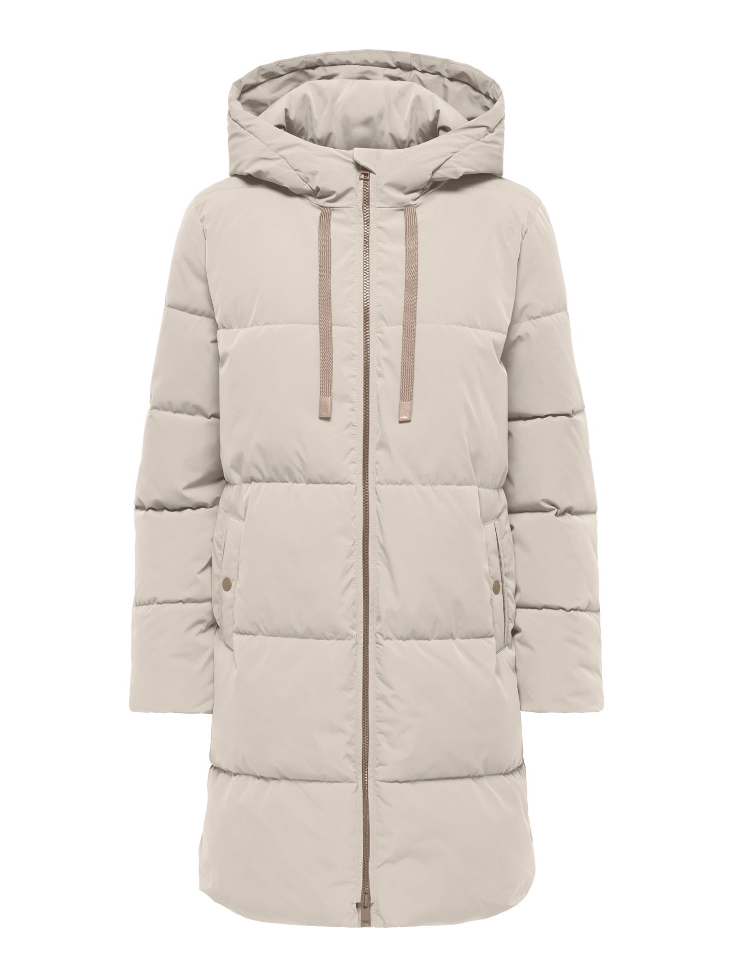 JDY JDYBLAIR LONG HOOD PUFFER OTW SIJ N Silver Lining/LEO 00119751-EKA26011400000425