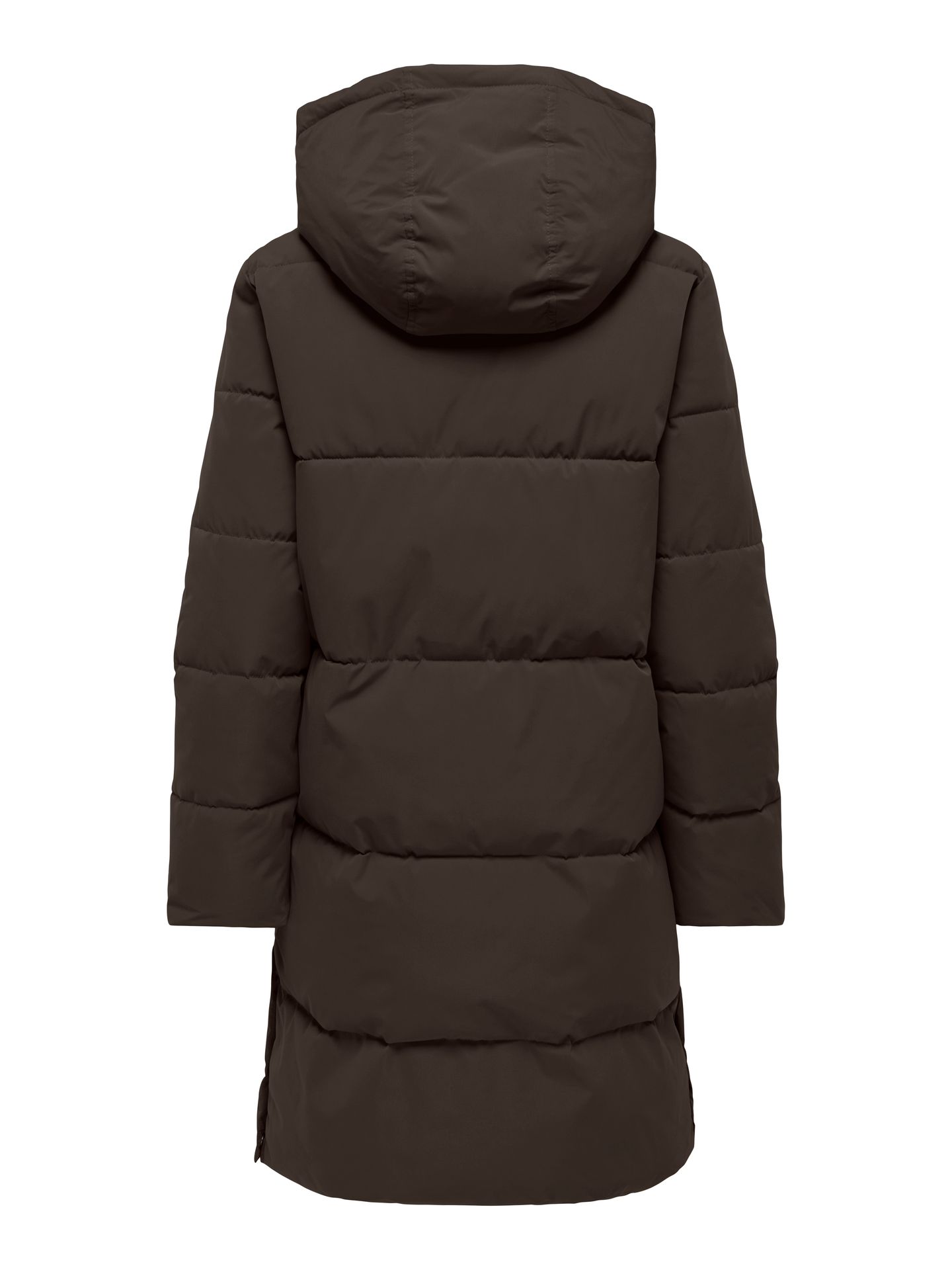 JDY JDYBLAIR LONG HOOD PUFFER OTW SIJ N Chocolate Torte/CLOUD DANCER 00119751-EKA26011400003528