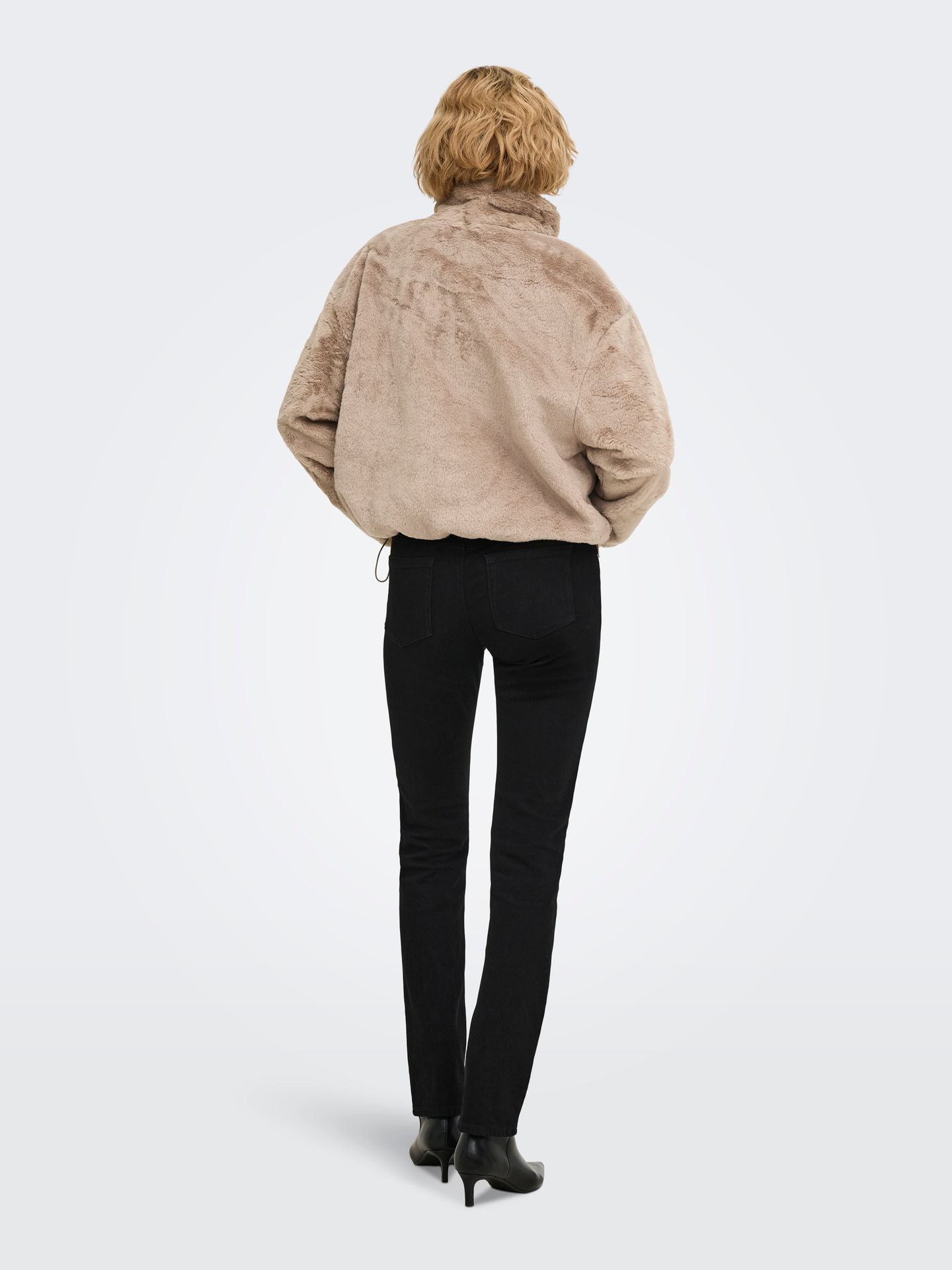 Only ONLDANA SOL FAUX FUR JACKET CC OTW Silver Mink 2900169070044