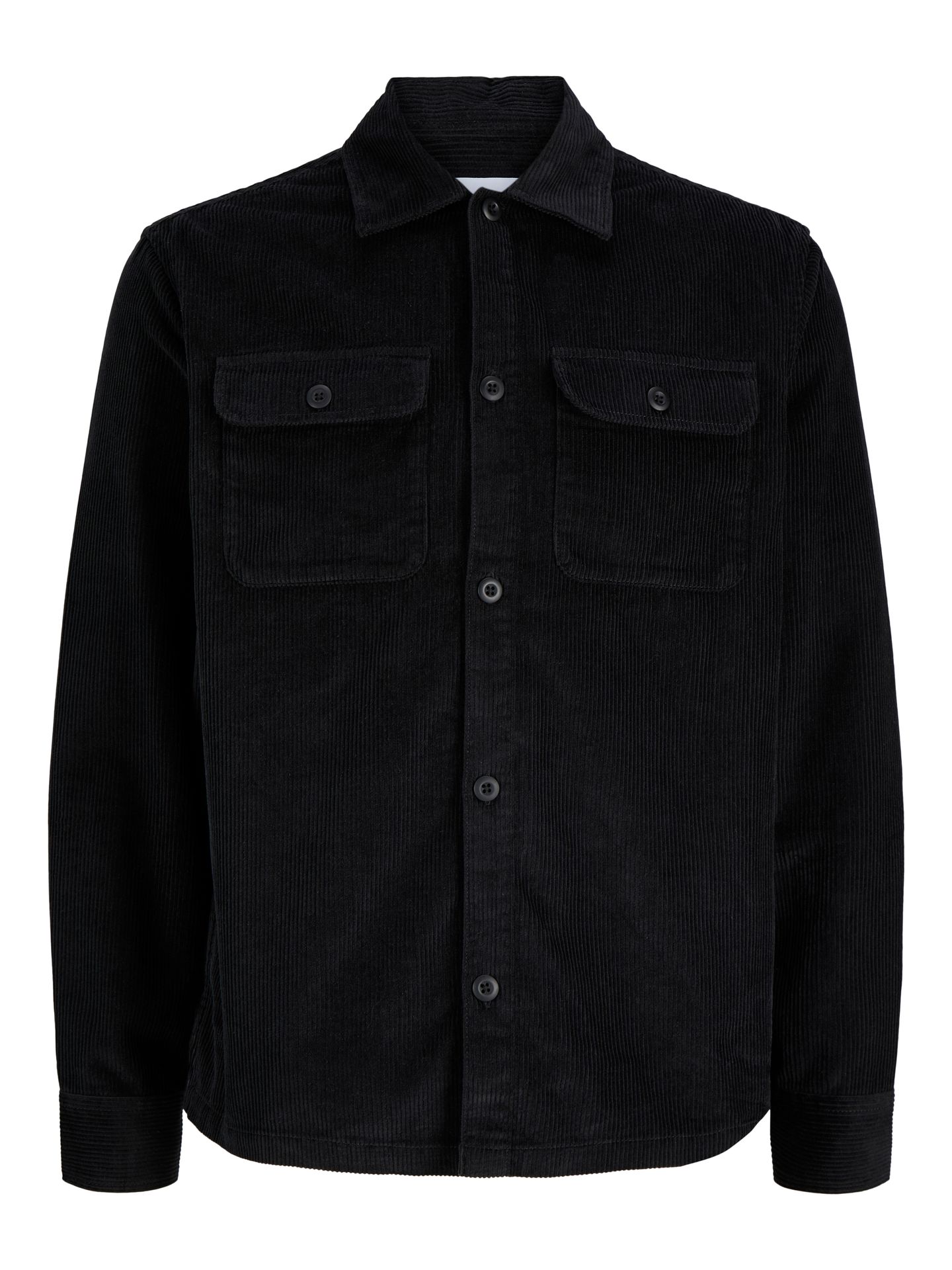 Jack & Jones JJEREGENT CORD OVERSHIRT LS SN Black 00119757-EKA26011400000232