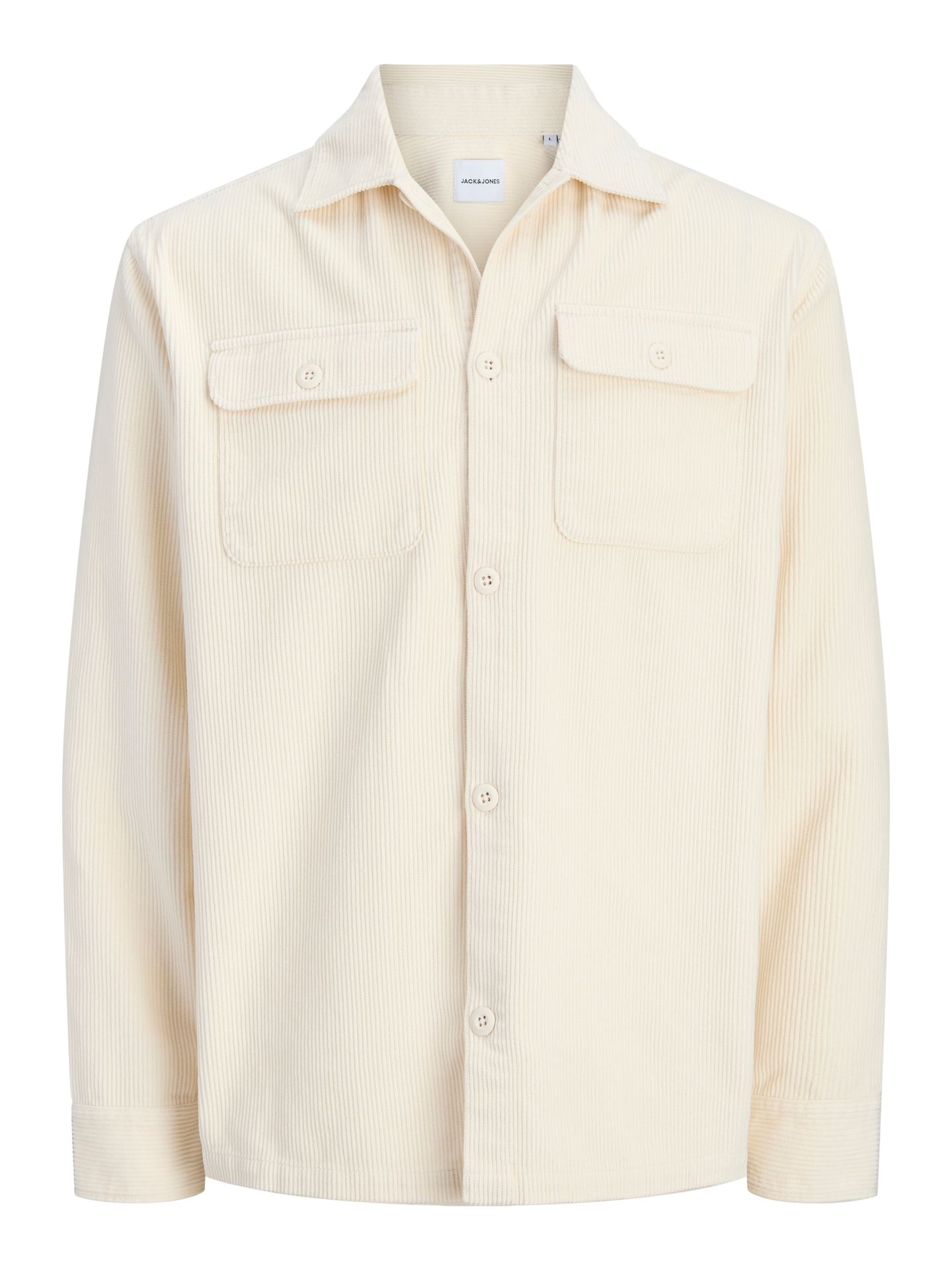 Jack & Jones JJEREGENT CORD OVERSHIRT LS SN Antique White 00119757-EKA26011400002487