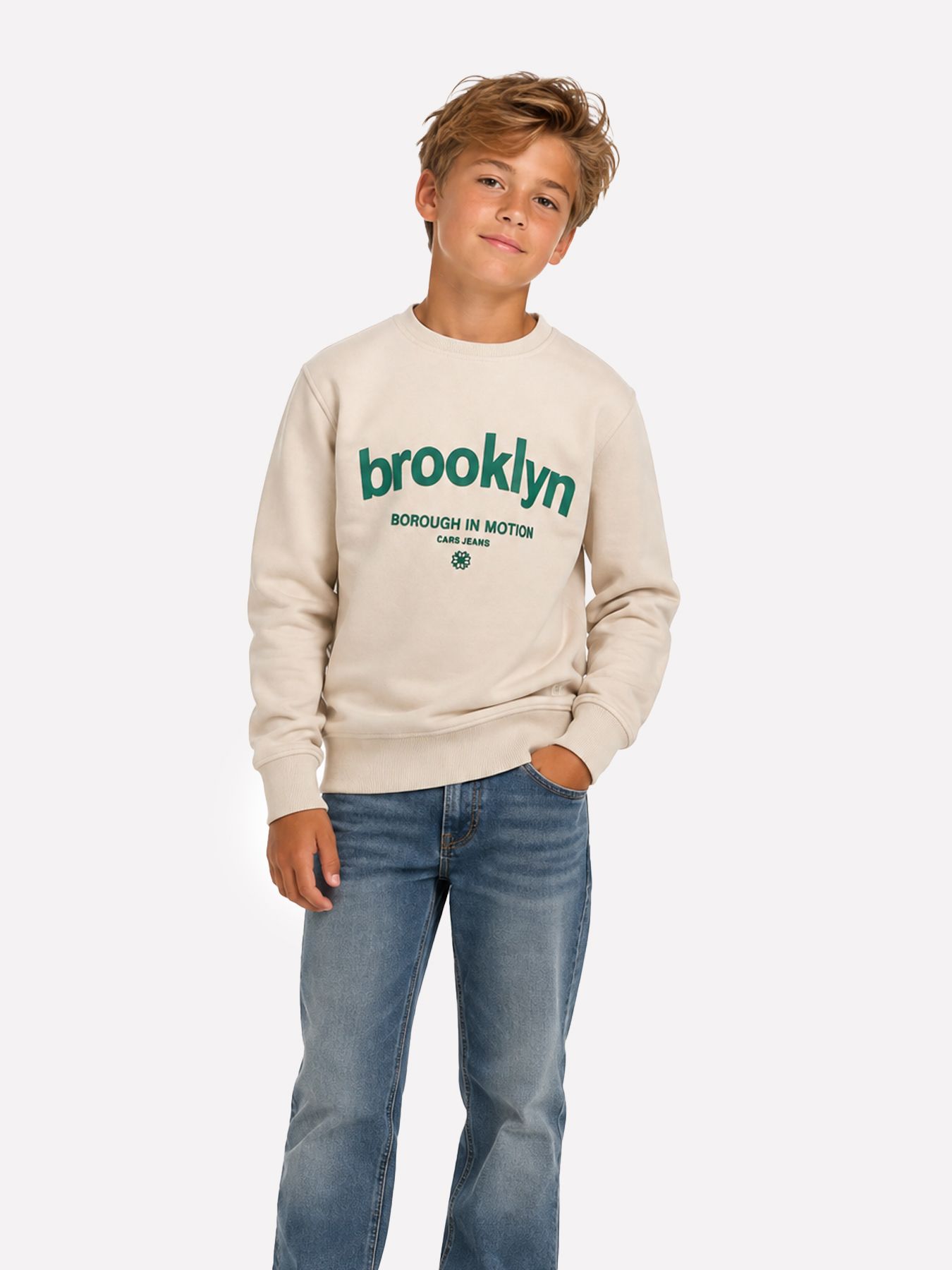 Cars jeans Kids RULFO SW Green 83 sand 00119969-EKA03000200000029