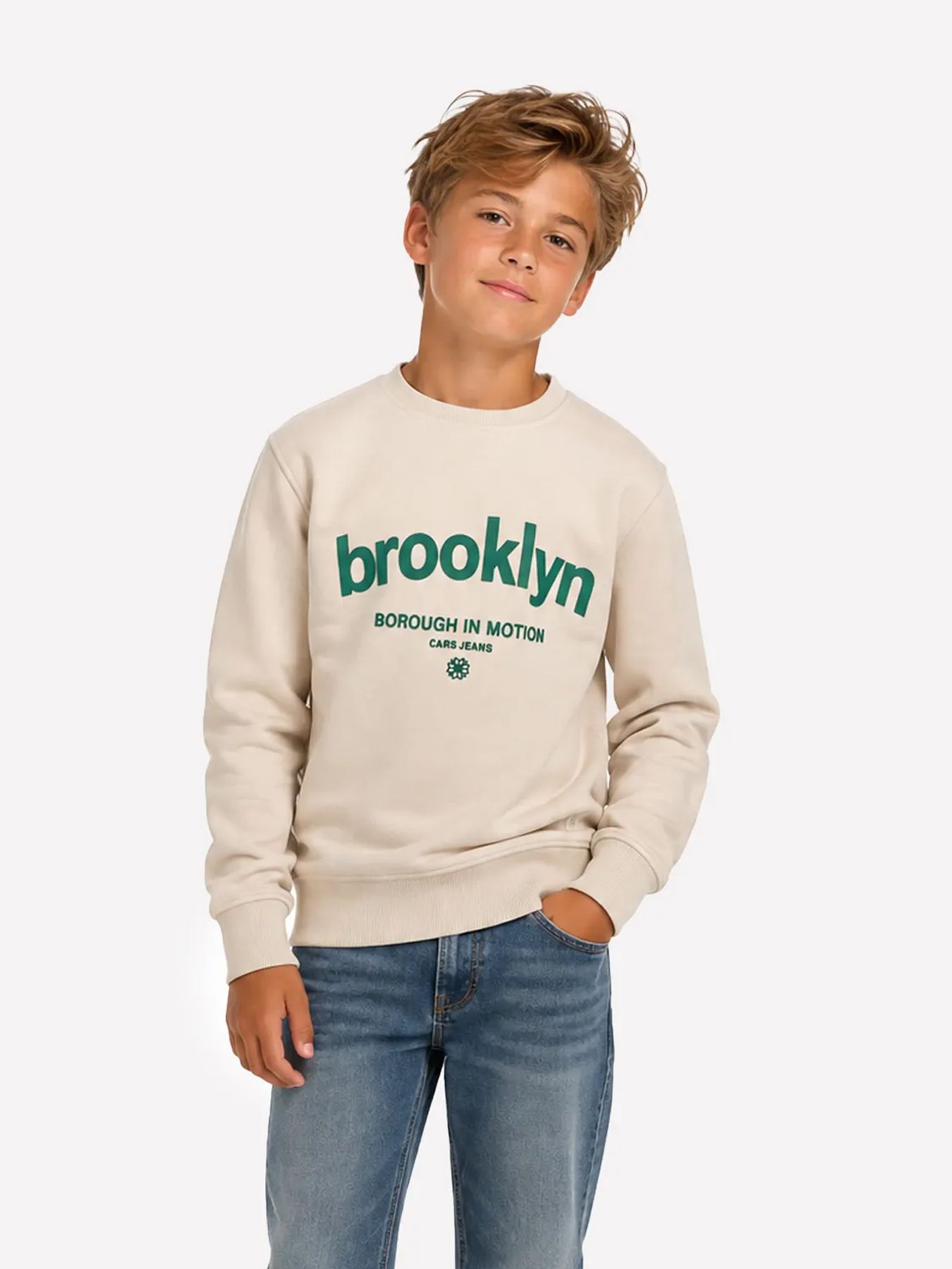 Cars jeans Kids RULFO SW Green 83 sand 00119969-EKA03000200000029