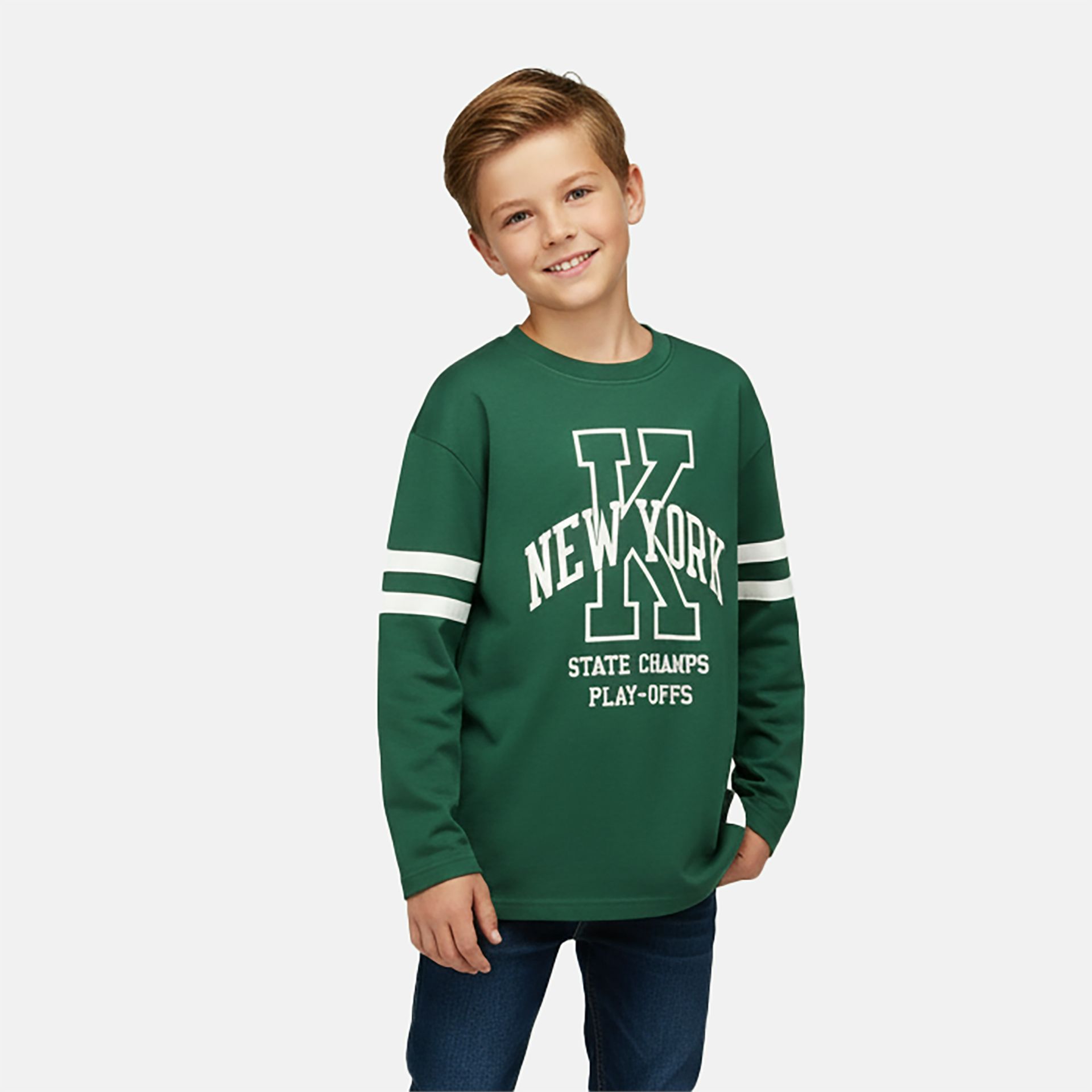 Cars Jeans Jongens Kids TRYNNO LS TS Sea Green 54 sea green 00119970-EKA03000200000064