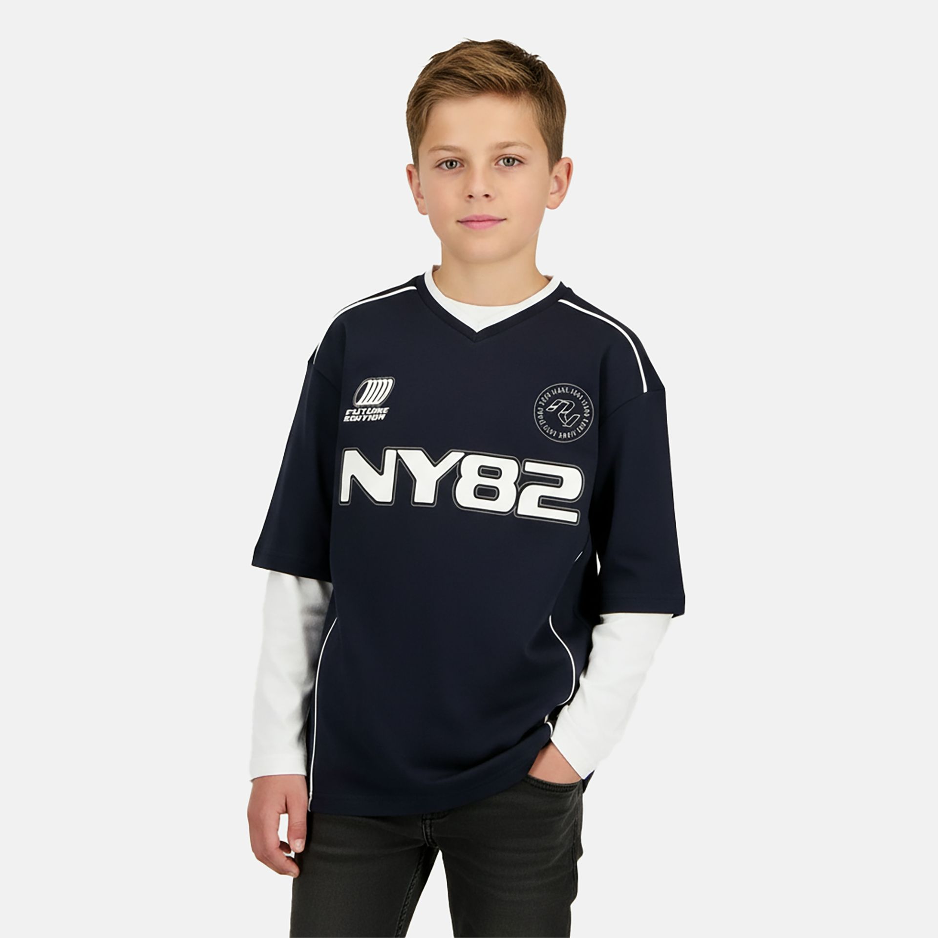 Cars jeans Kids YOGI LS TS Black 01 black 00119971-EKA03000200000001
