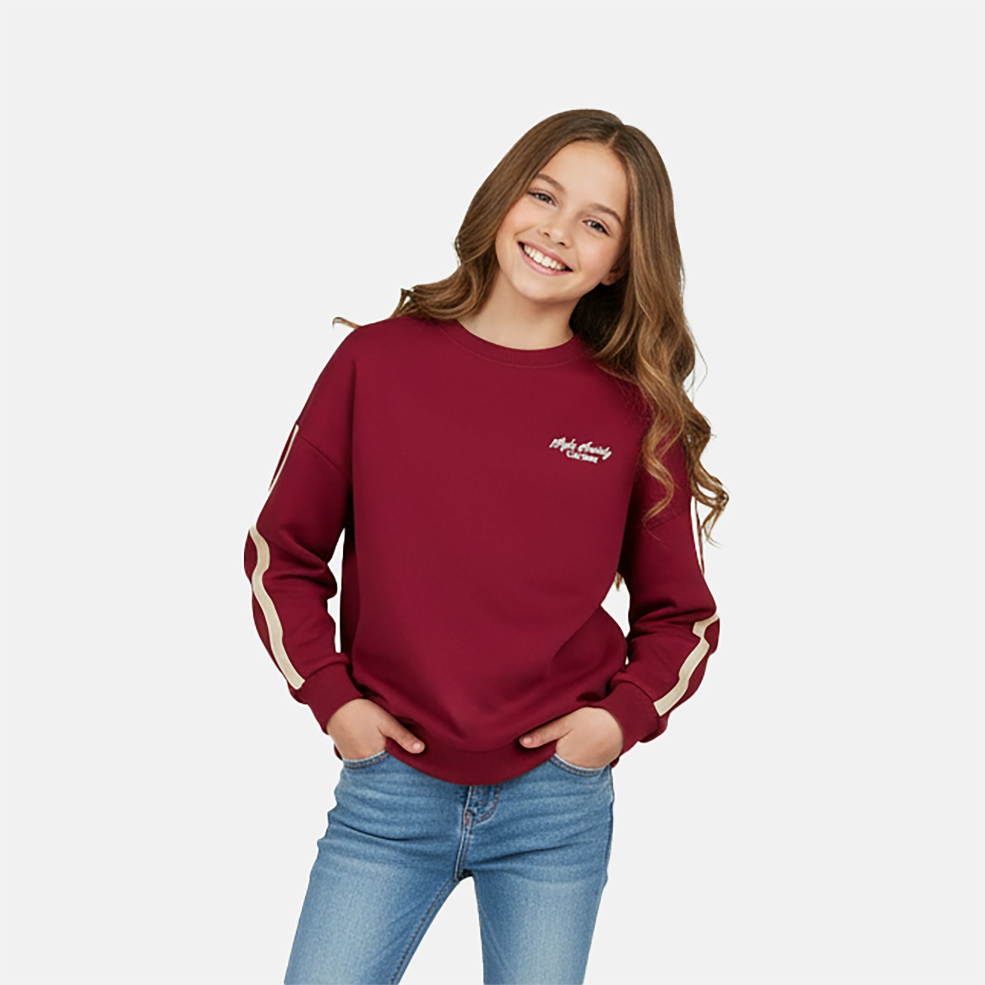 Cars Jeans Meisjes Kids LERIE SW Burgundy 58 burgundy 00119979-EKA03000200000058
