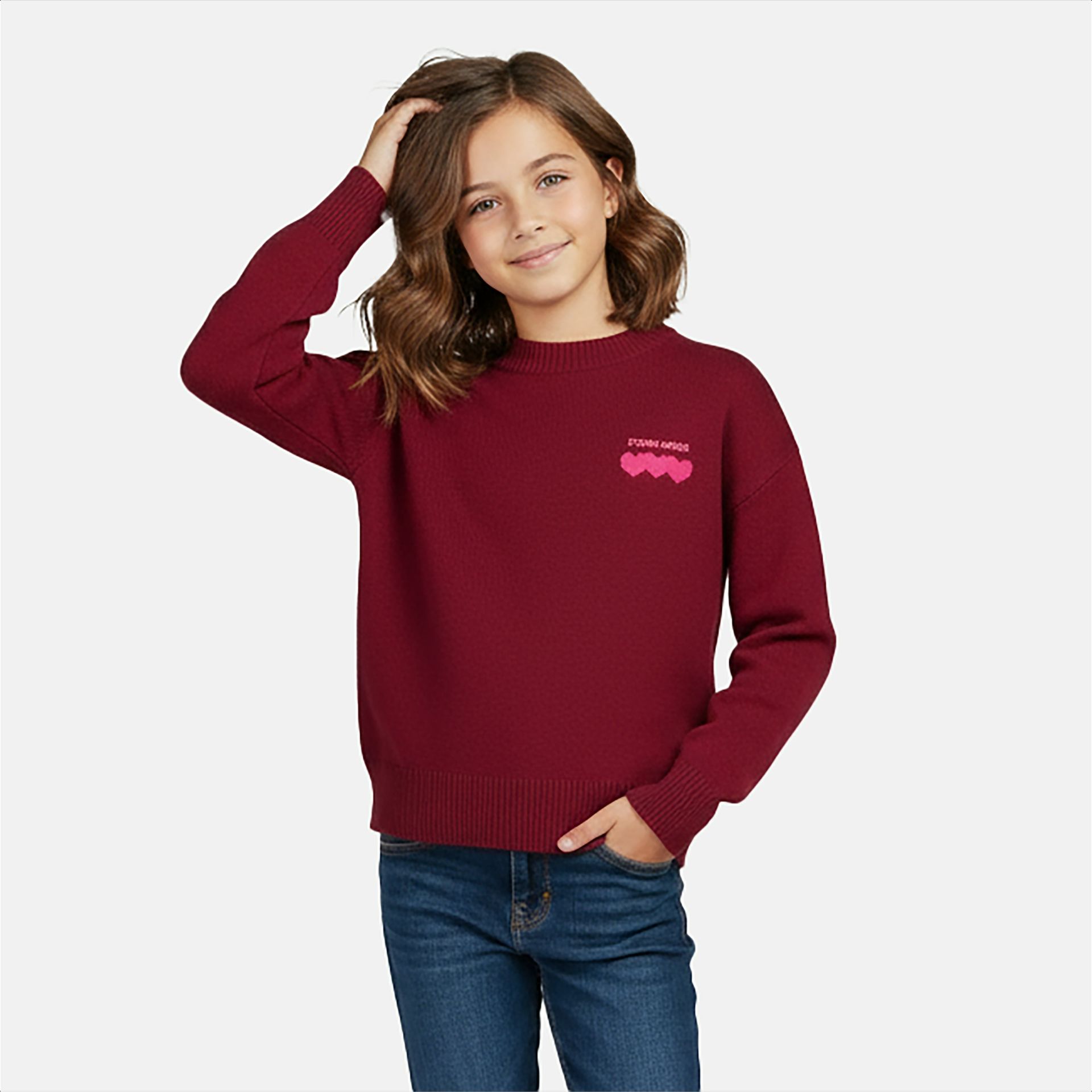 Cars Meisjes Kids NYCA SW Knit Navy 58 burgundy 00119981-EKA03000200000058