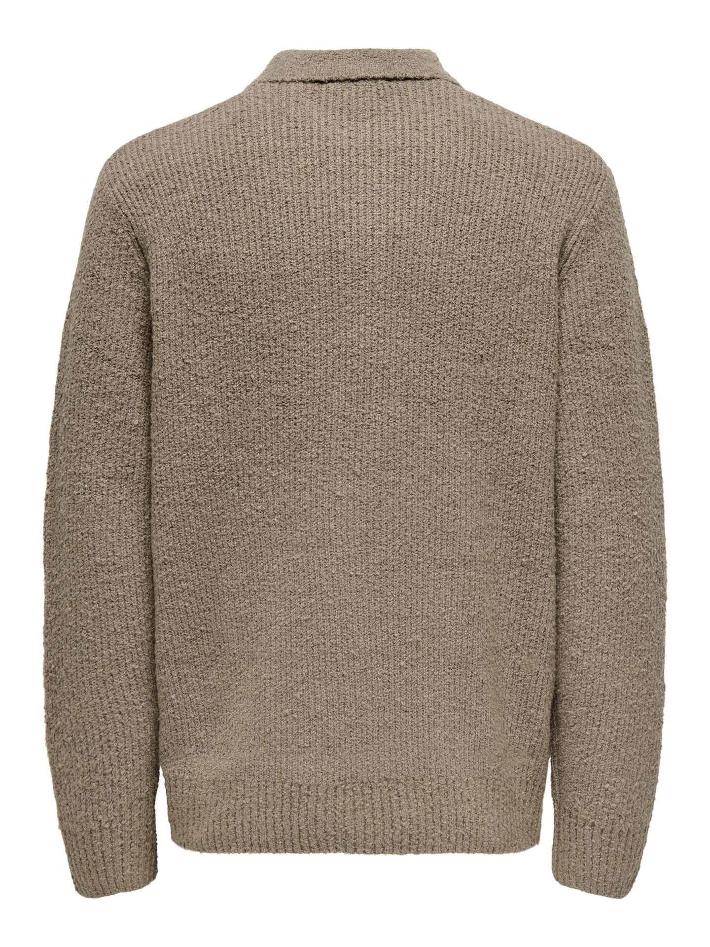 Only & Sons ONSDALE RLX LS POLO KNIT NOOS Walnut 00119992-EKA26011400003046