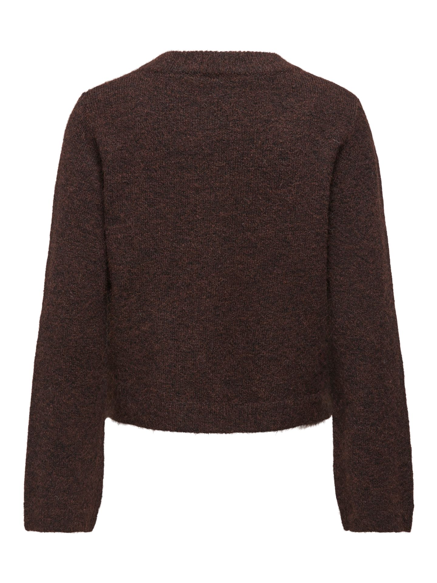 Only ONLMIGGIE LS O-NECK PEARL CARDI KNT Coffee Bean/Paris 2900169480027