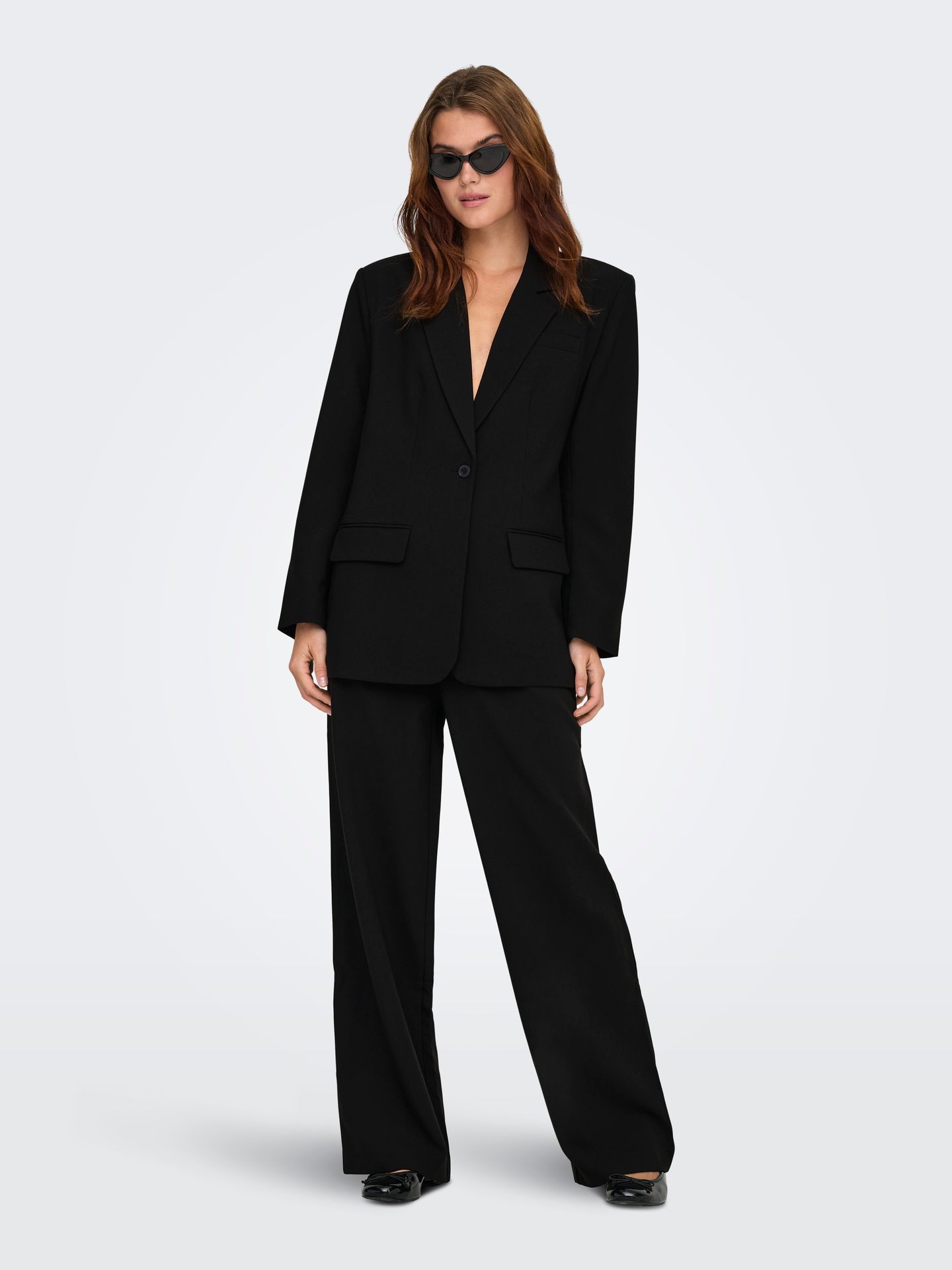 Only ONLLINDA-RAVEN HW STR PANTS TLR Black 2900169484056