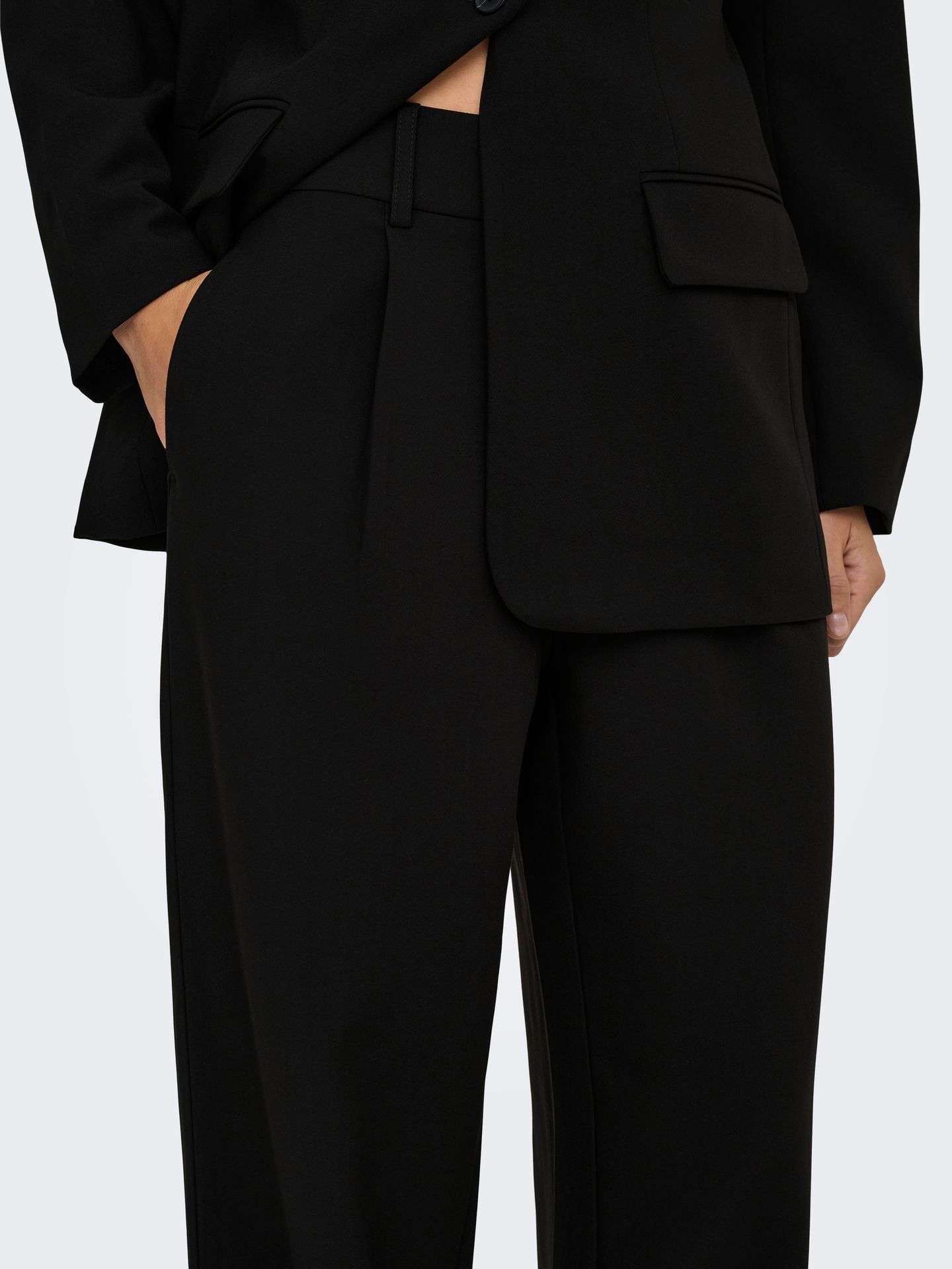 Only ONLLINDA-RAVEN HW STR PANTS TLR Black 2900169484056