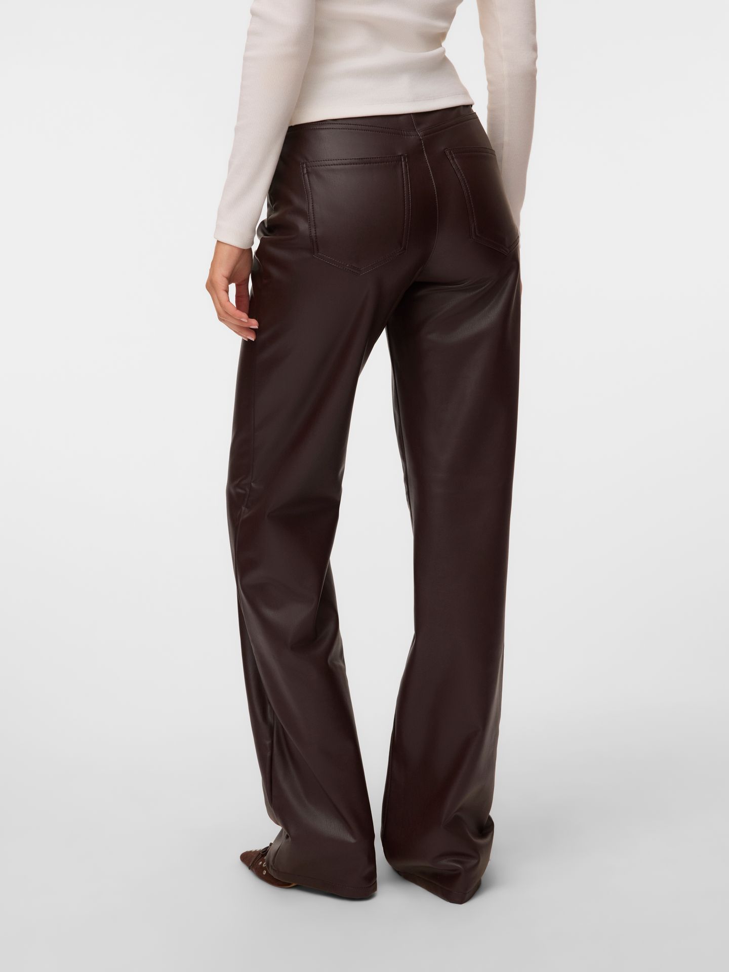 Vero Moda VMTESSA HR WIDE PL PANTS NOOS Chocolate Torte 2900169488153