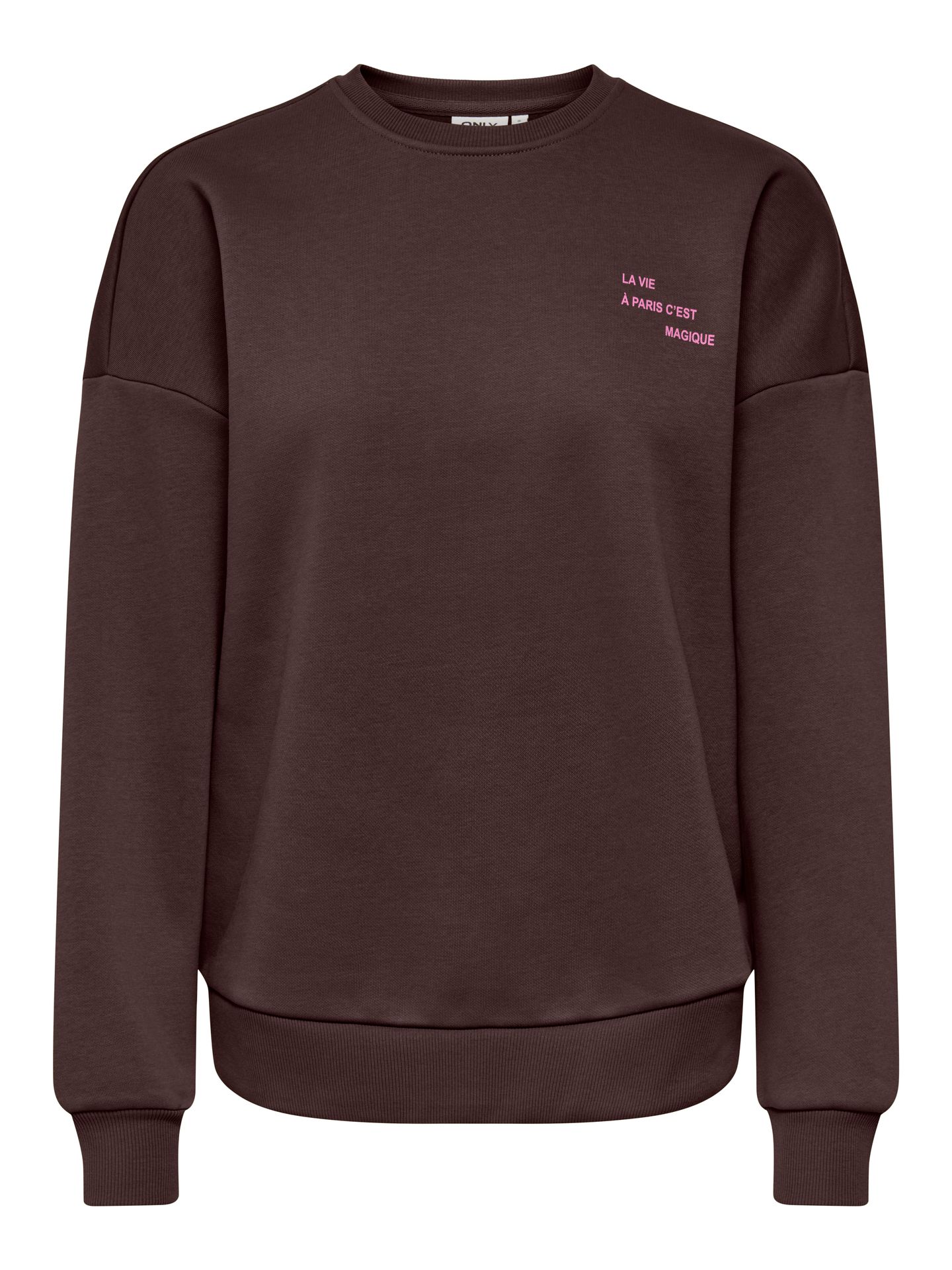 Only ONLZENJA BOXY L/S BOX PRI CS SWT Coffee Bean/Atelier cyclamen 00120003-EKA26011400003725