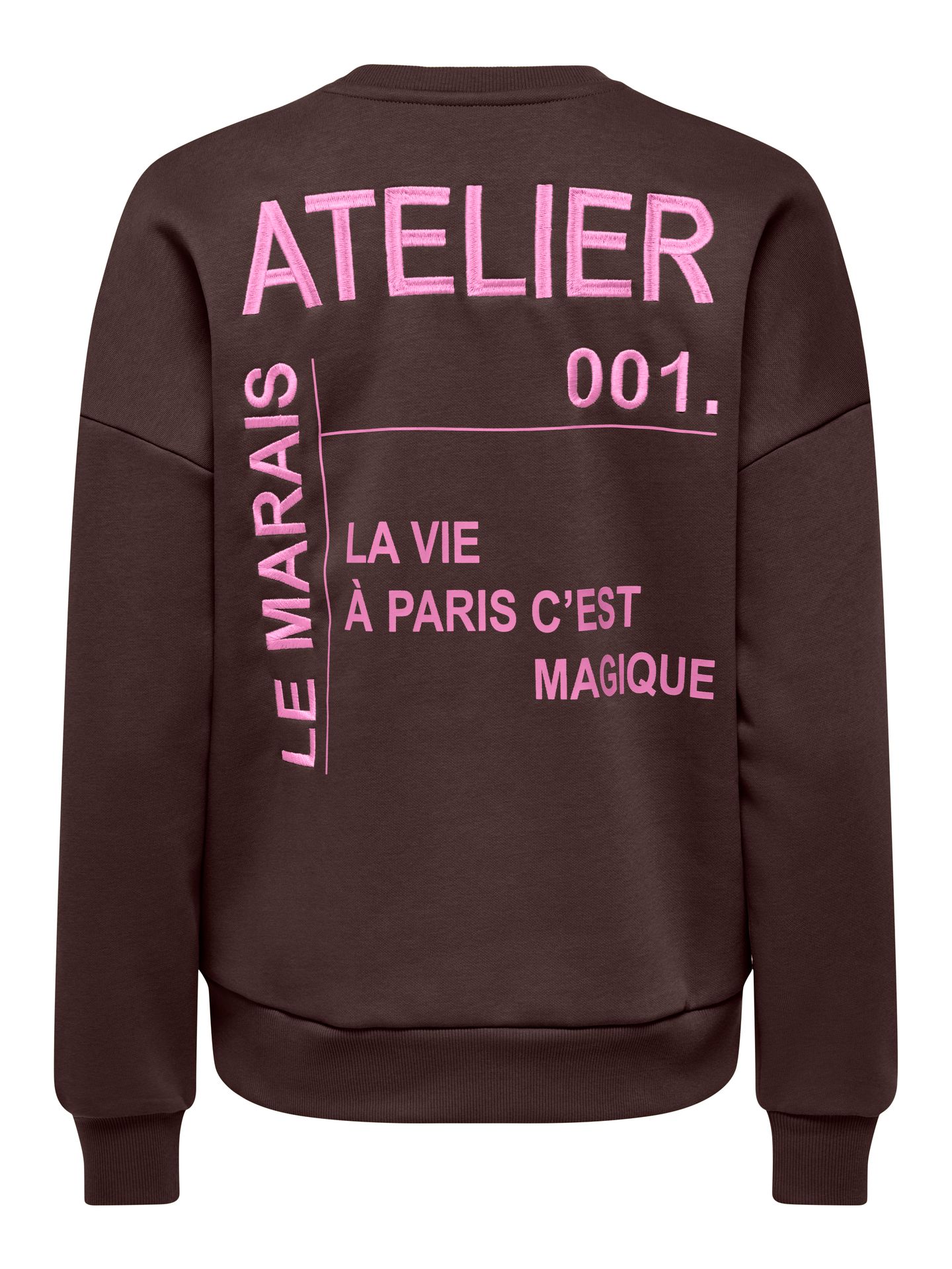 Only ONLZENJA BOXY L/S BOX PRI CS SWT Coffee Bean/Atelier cyclamen 2900169492020