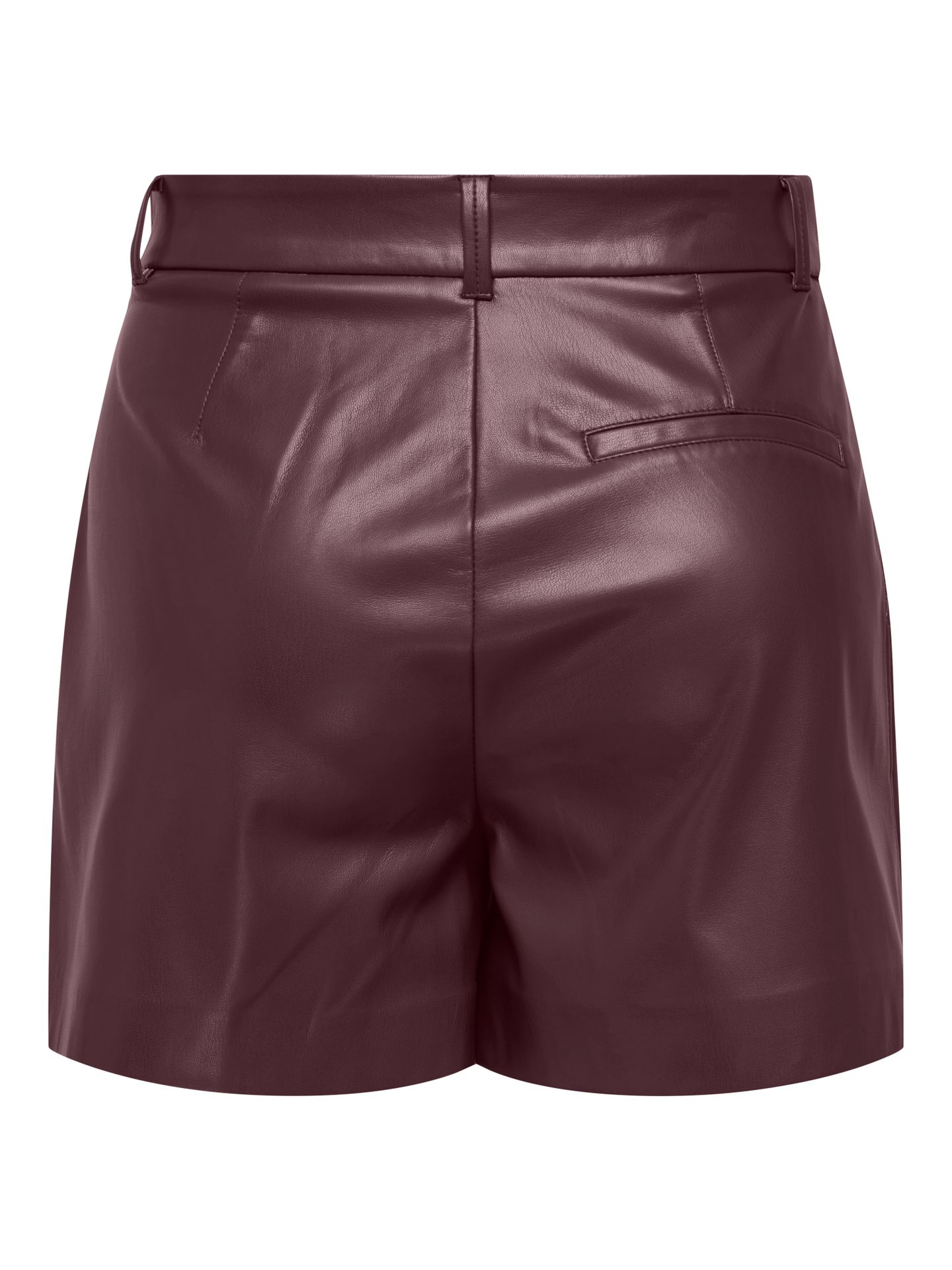 Only ONLSMOOTH HW FAUX LEA SHORTS CC PNT Fudge 2900169512032
