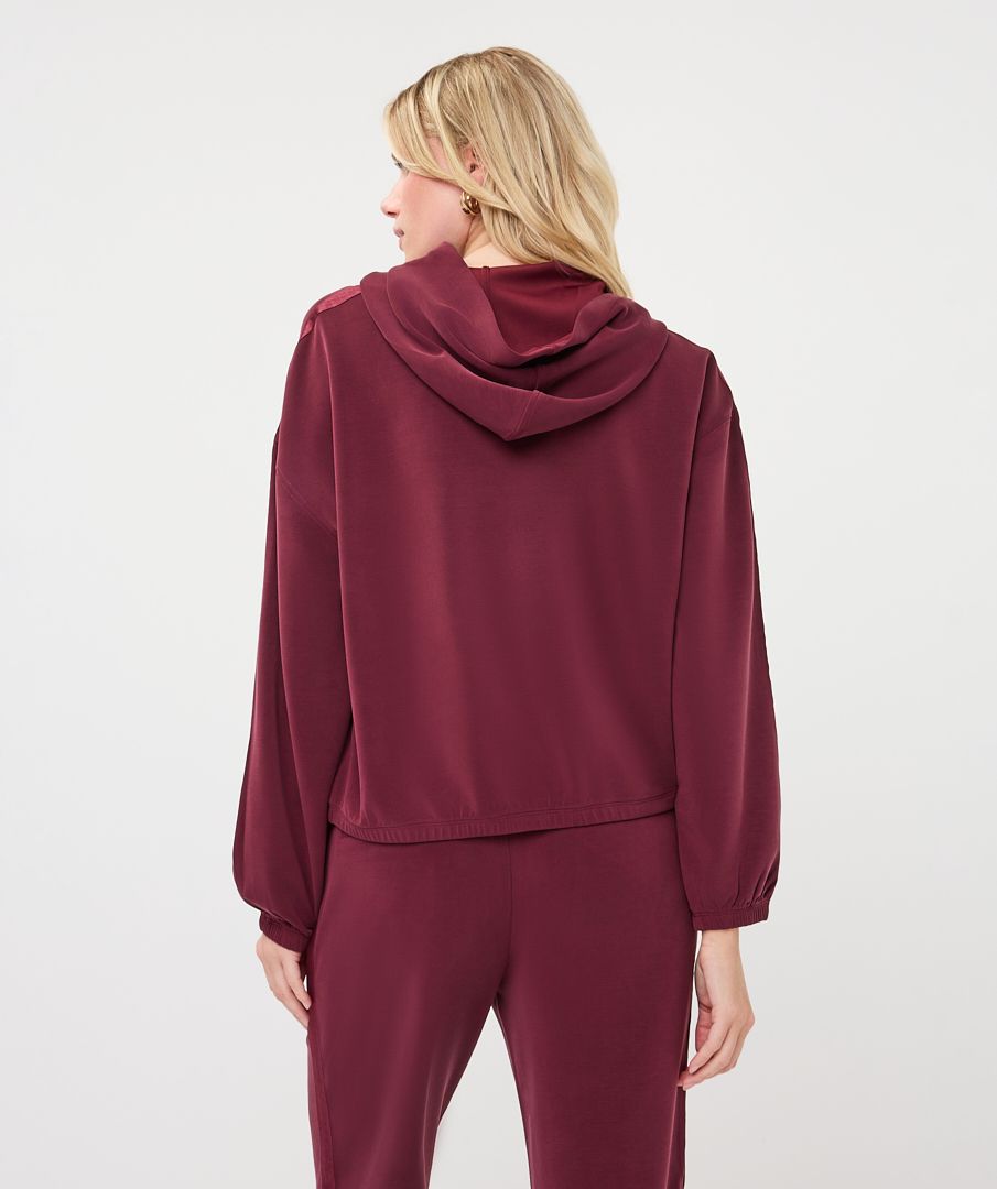 Esqualo Sweater E-monogram Modal 488 merlot 2900169530043