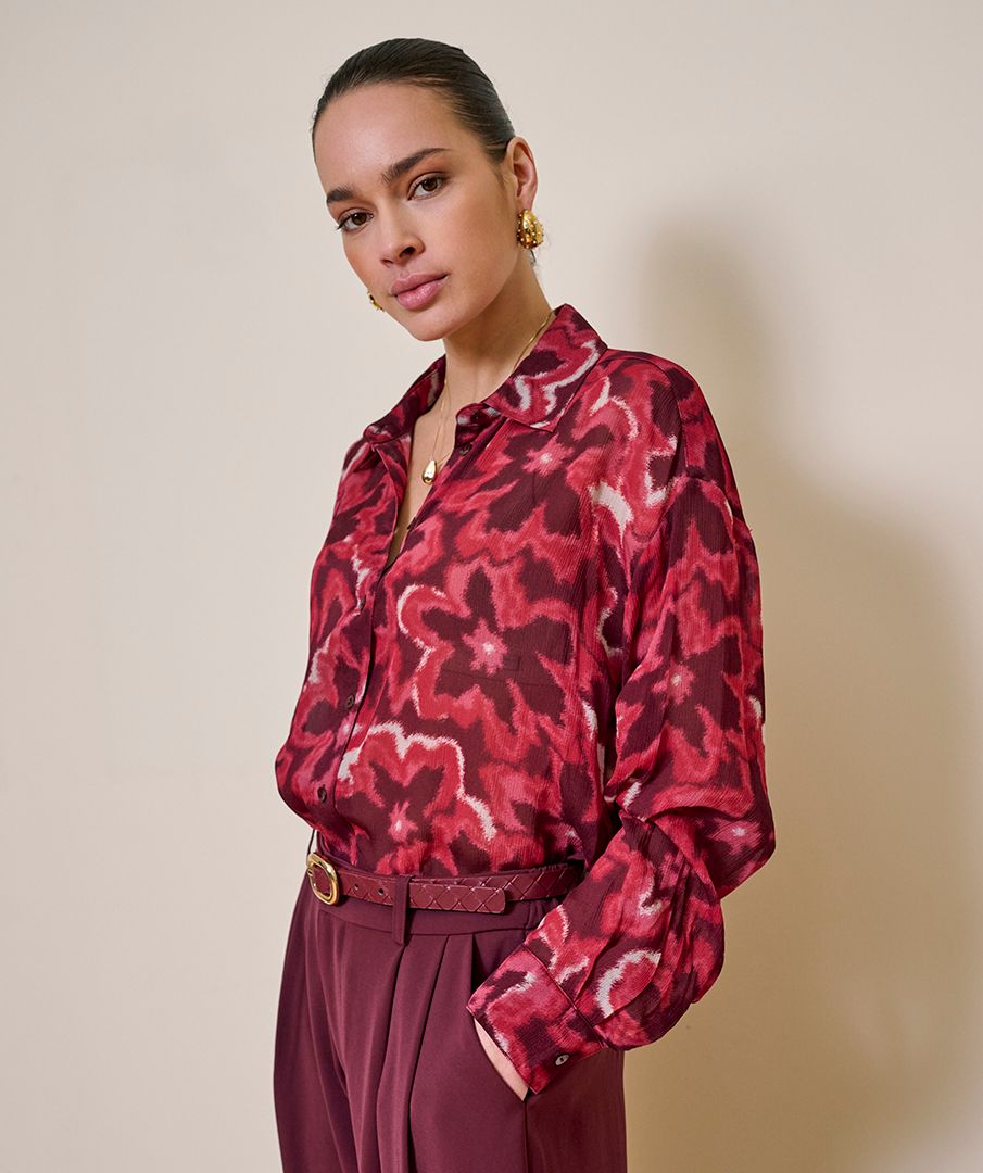 Esqualo Blouse Autumn Bloom 999 print 2900169536120
