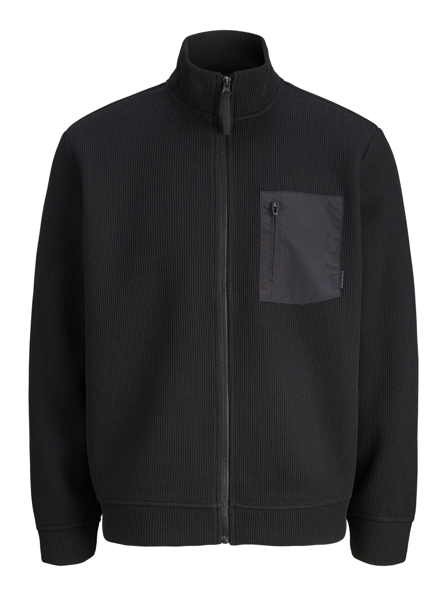 Jack & Jones JCOFUSION KNIT POCKET FULL ZIP Black 00120042-EKA26011400000232