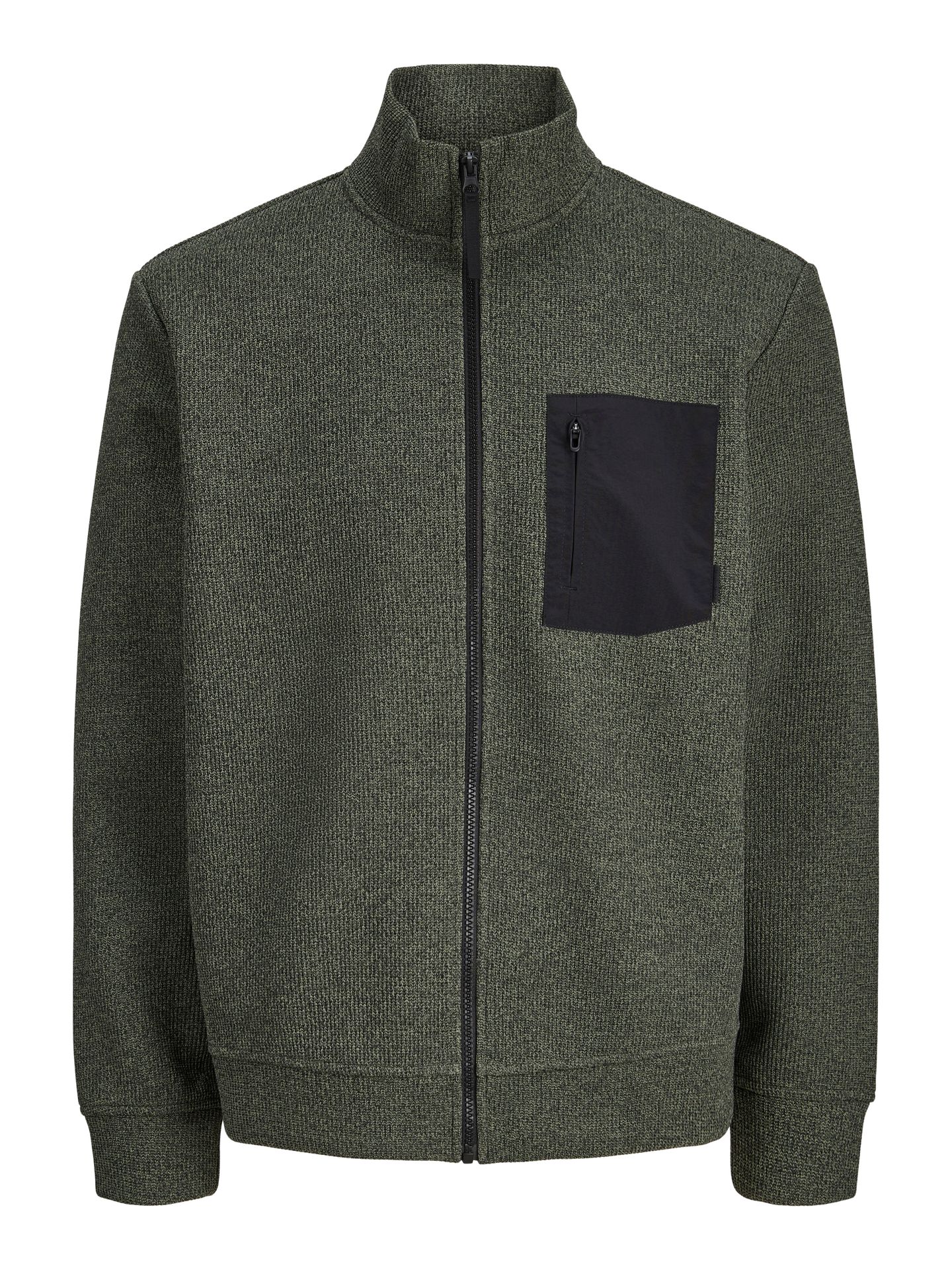 Jack & Jones JCOFUSION KNIT POCKET FULL ZIP Peat 00120042-EKA26011400003737
