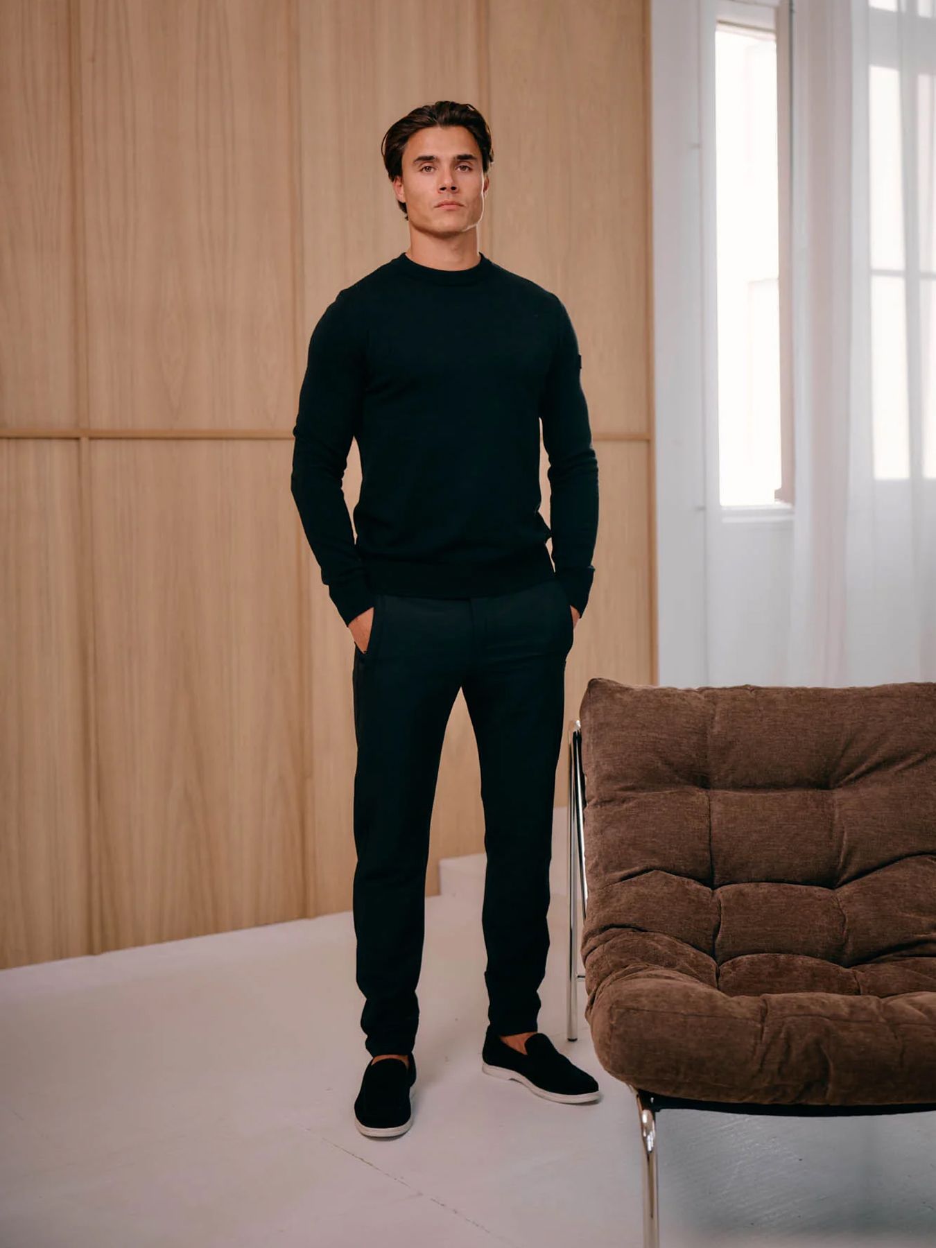 Malelions Malelions Men Knitted Crewneck 49001 black 2900169567049